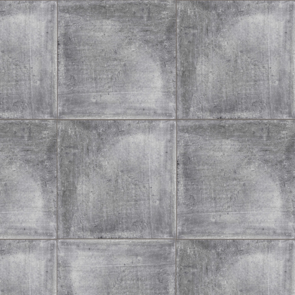The Tile Life SRUST1313GR Sample- Driftwood Gris 4-in x 4-in Matte Porcelain Cement Look Floor and Wall Tile