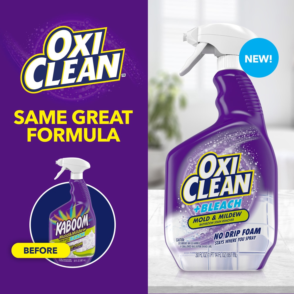 OxiClean 30-fl oz Foam Multipurpose Bathroom Cleaner in the Multipurpose  Bathroom Cleaners department at