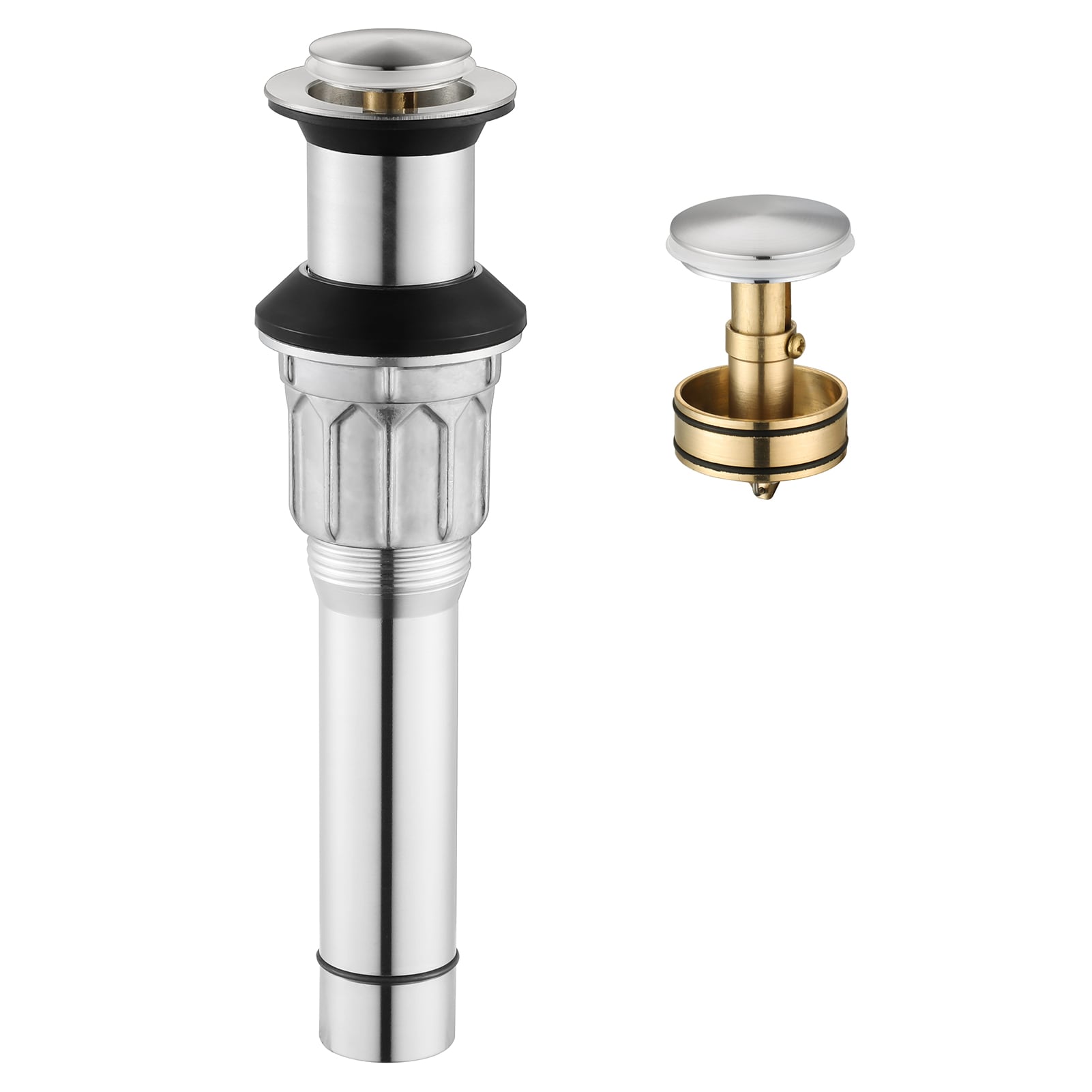 PARLOS 2108602 Iris Brushed Nickel Bathroom Sink pop up drain
