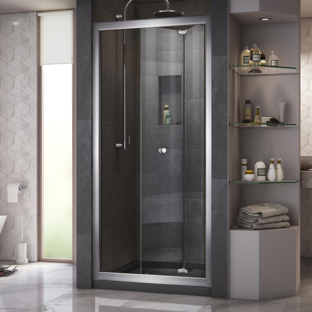 DreamLine DL-6213C-88-01 Butterfly Chrome 32-in x 32-in x 75-in Shower (Center Drain)