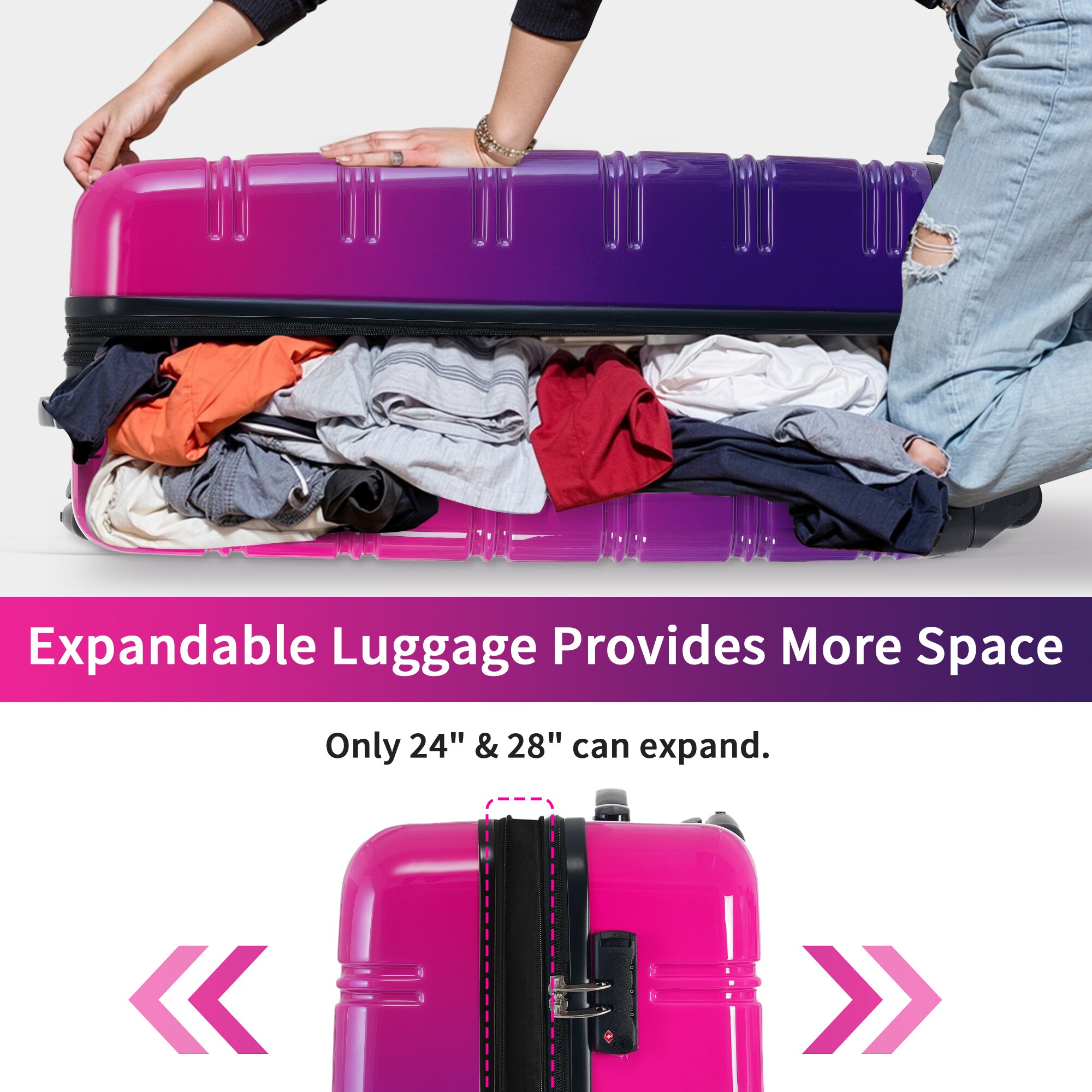 SINOFURN SYD9400020BK Luggage-And-Luggage-Sets - View #7