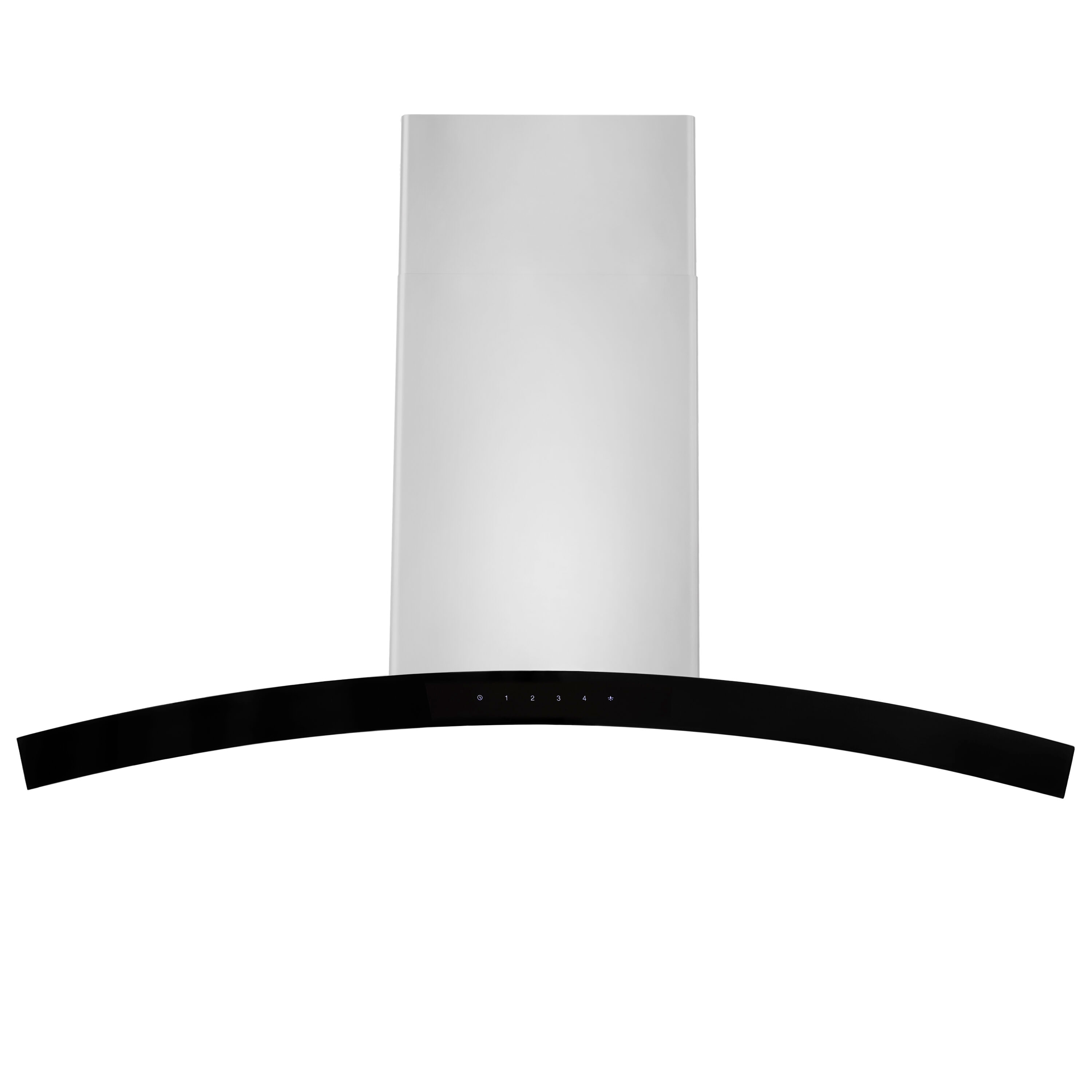 36" Stainless Steel Convertible Wall Mount Range Hood with Charcoal Filter