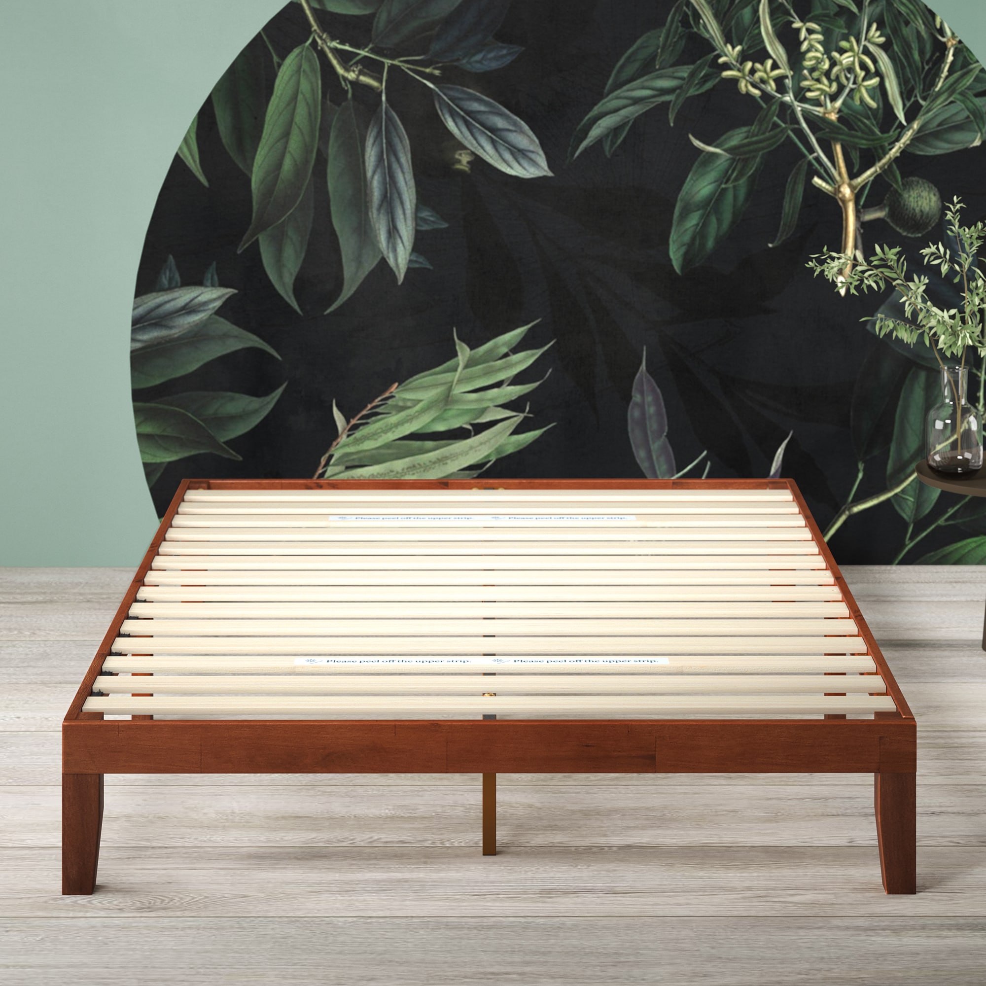 Zinus SPI-CPPL-12Q Cherry Queen Wood Platform Bed
