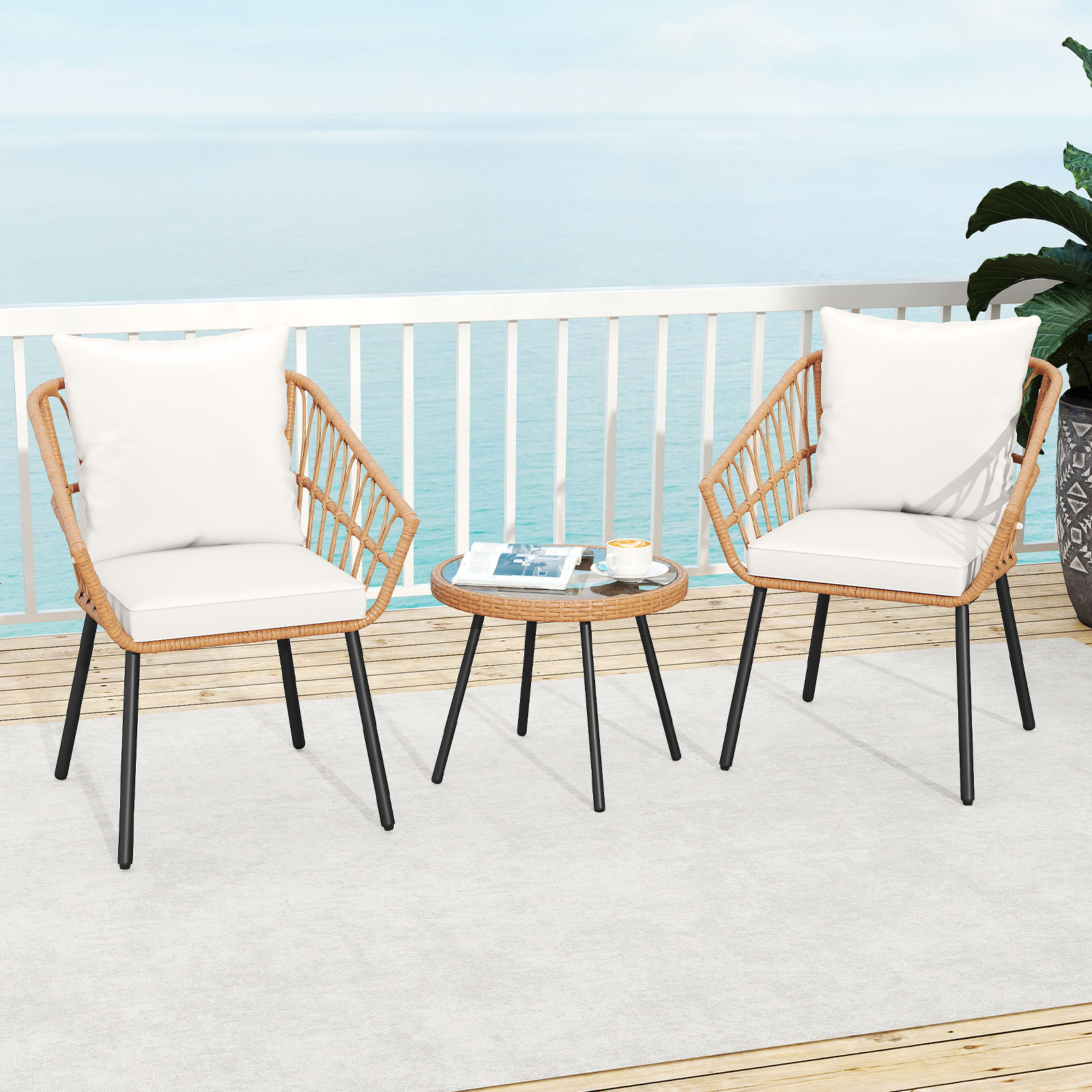 Volenca VOL-F7R3P8 Patio-Conversation-Sets - View #2