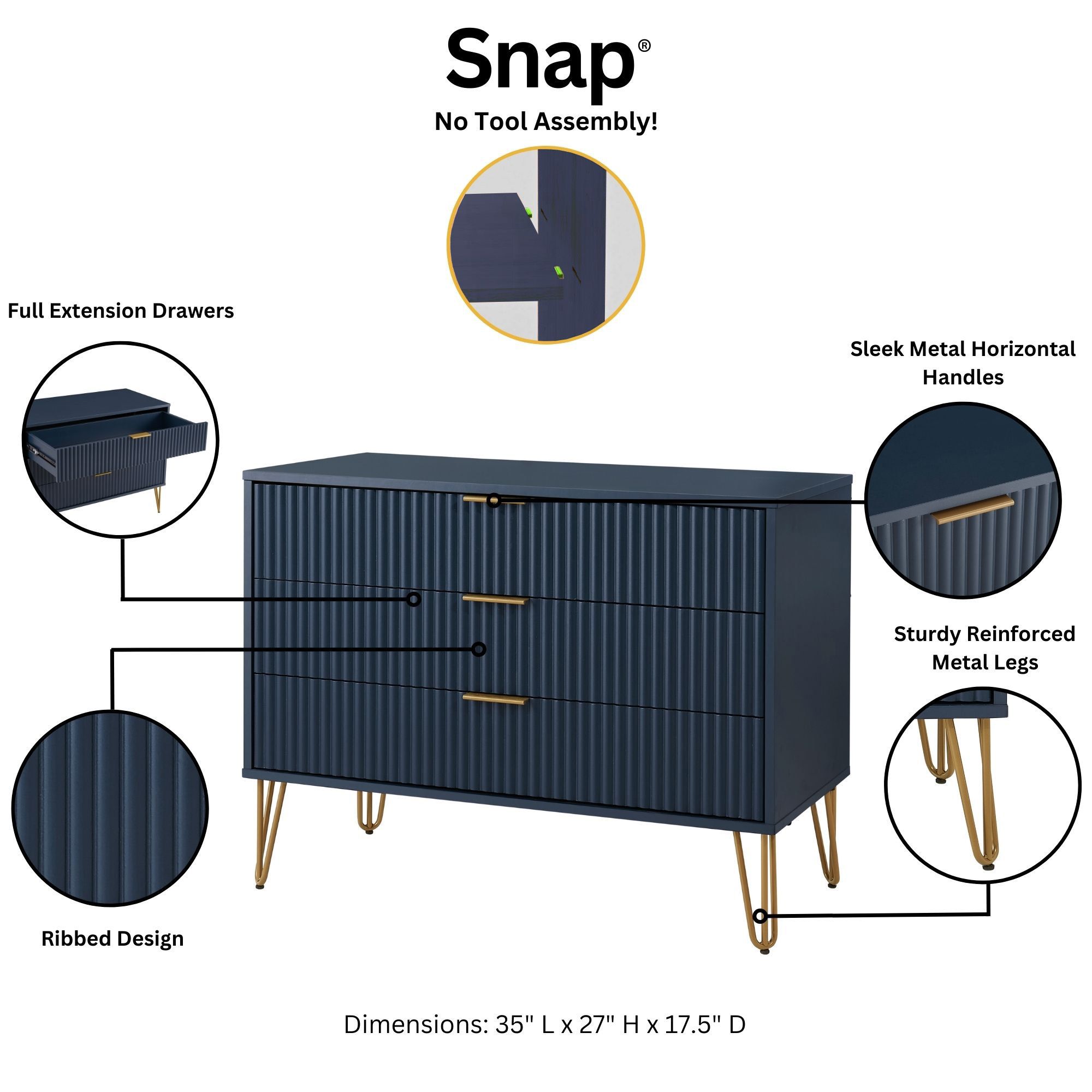 Manhattan Comfort 2-DB05-MB dressers - View #5