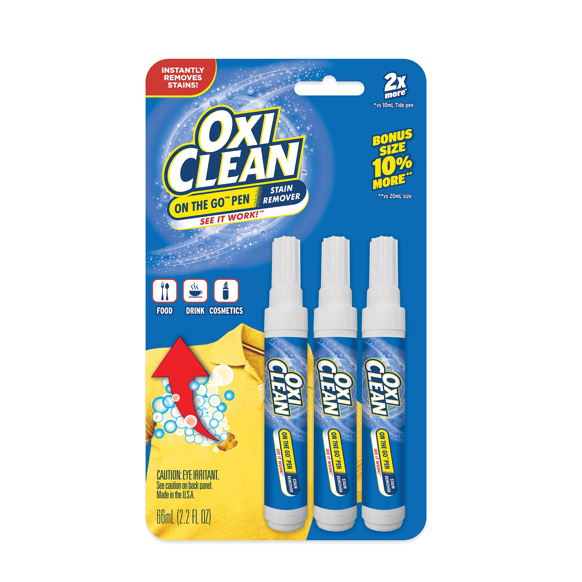 OxiClean 3-Pack 2.2-fl oz Laundry Stain Remover