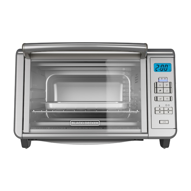Stainless Steel Convection Toaster Oven, Black Decker To3210ssd 6 Slice Convection Countertop Toaster Oven Silver