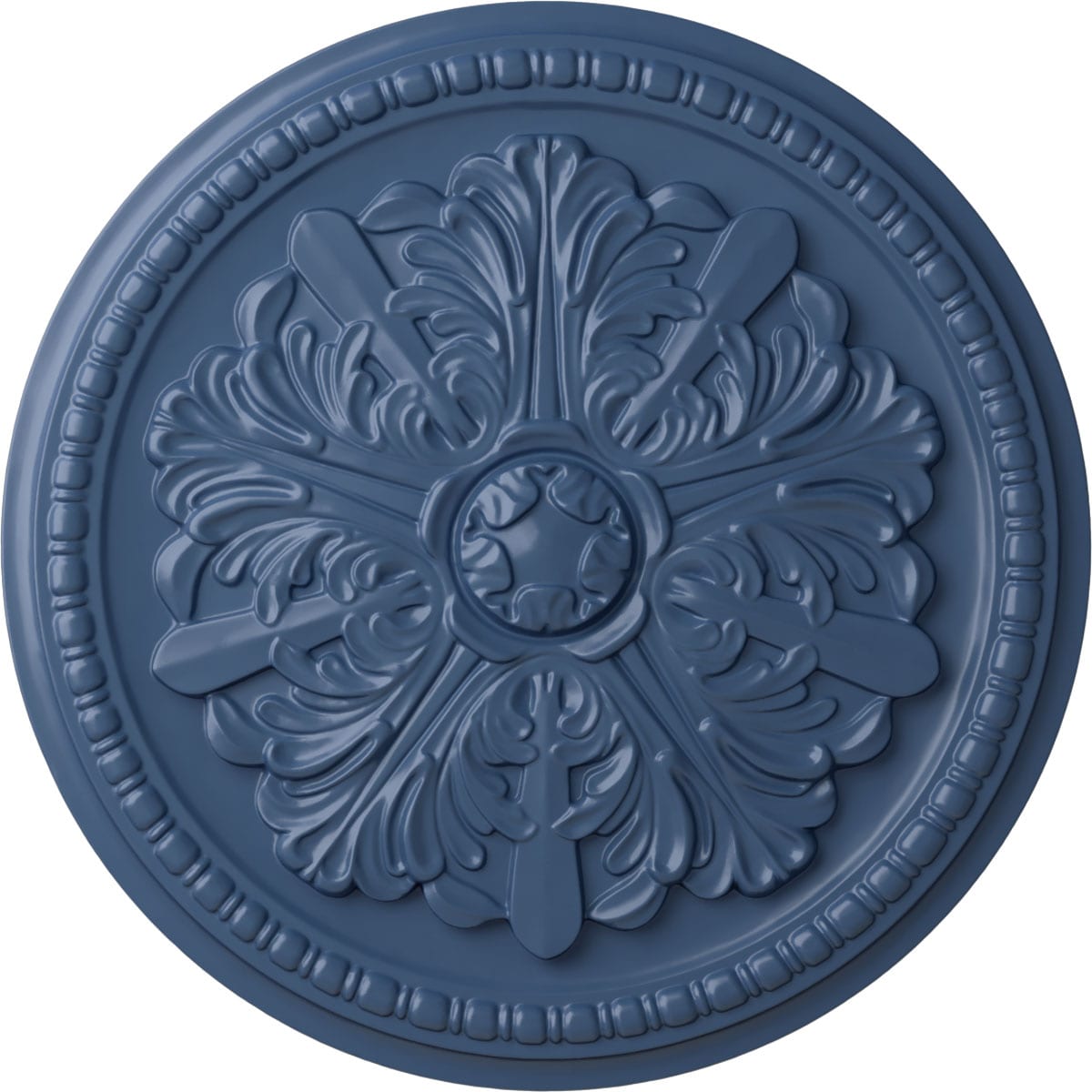 Ekena Millwork CM16SWAMF Swindon 16.875-in W x 16.875-in L Painted Americana Polyurethane Whole Ceiling Medallion
