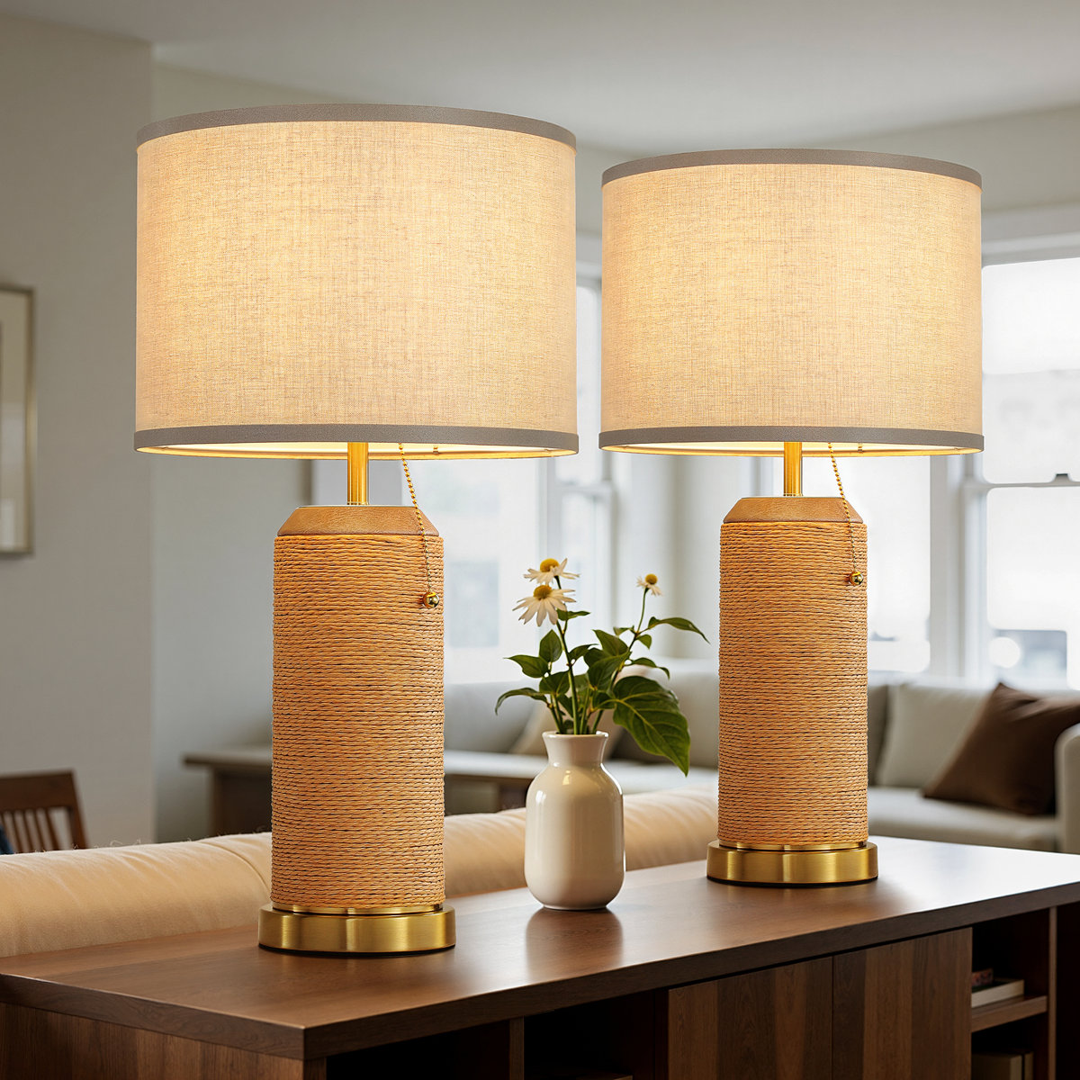 KAISITE 8222LP-01YB-TB-2P Table-Lamps - View #2