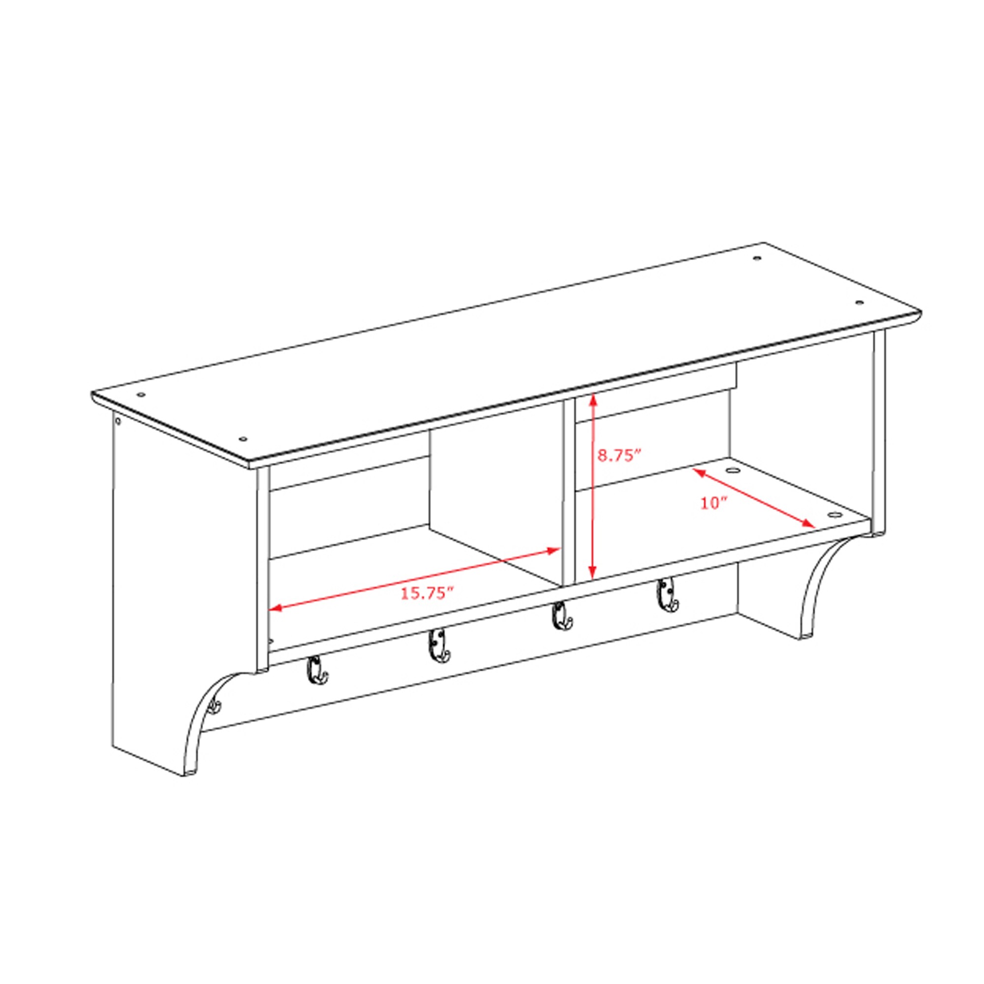 Prepac WEC-3616 Coatrack-Stands-Pedestals - View #3
