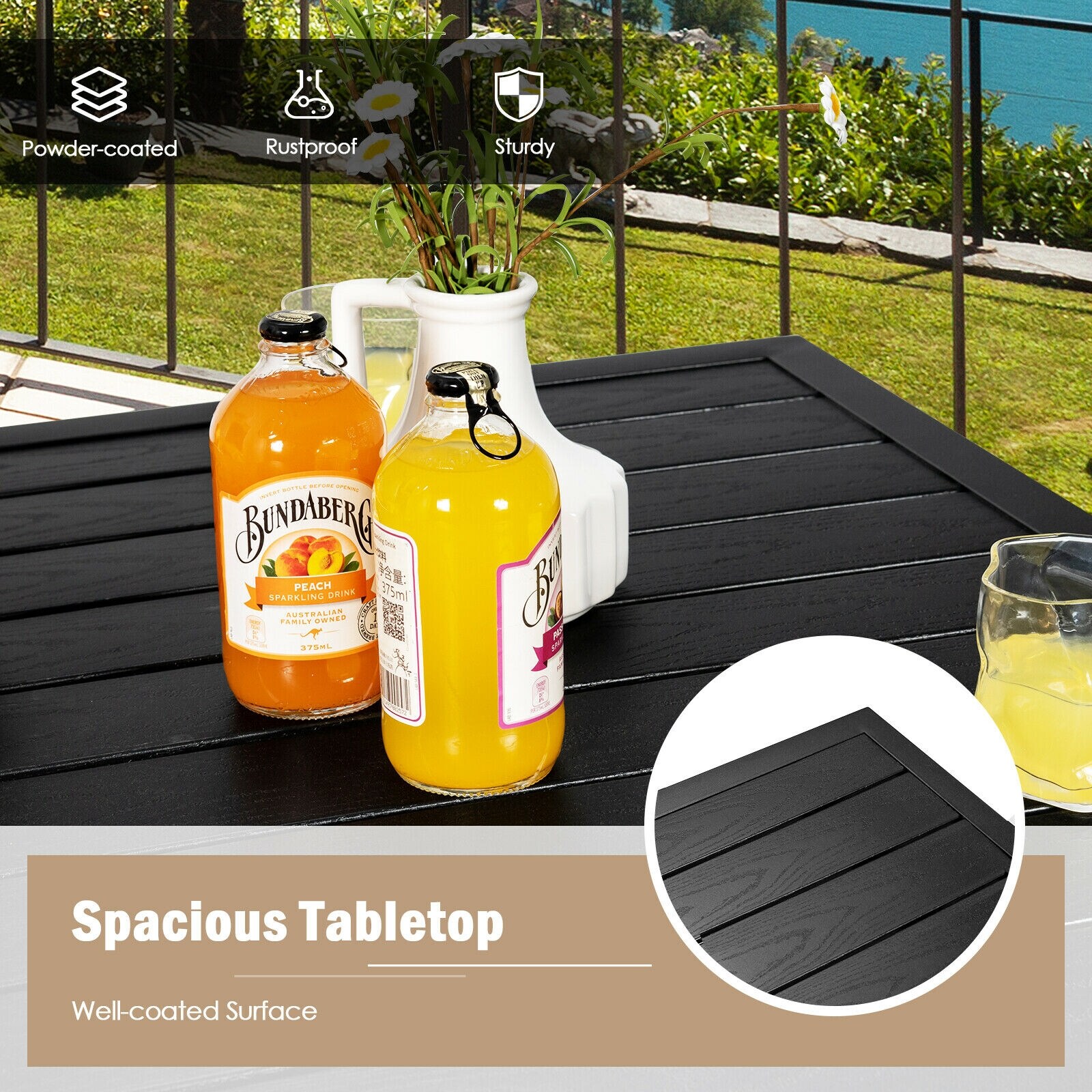 Forclover HYFE-141-12 Patio-Tables - View #7
