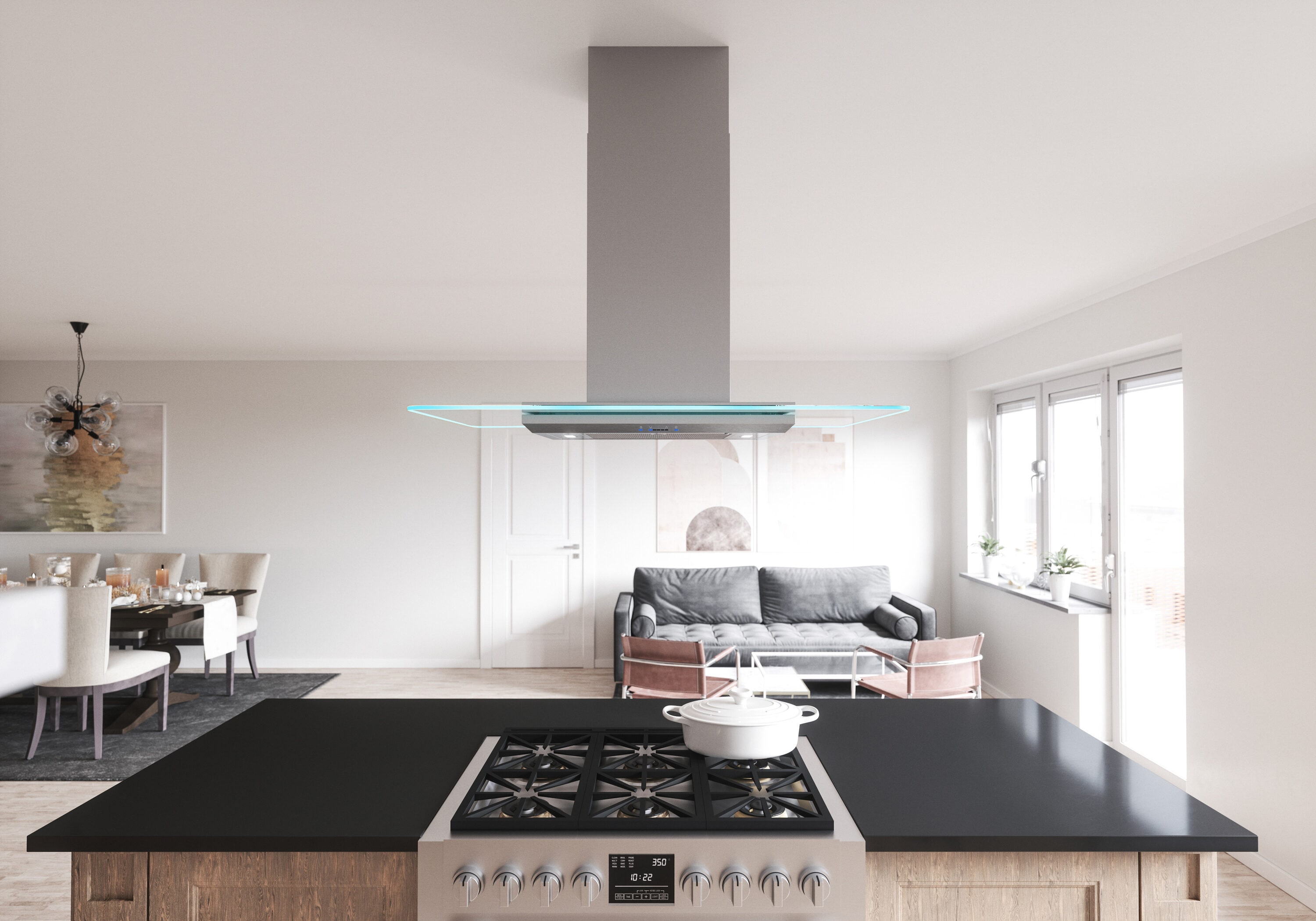 Zephyr ZVN-M90BG Island-Range-Hoods - View #10