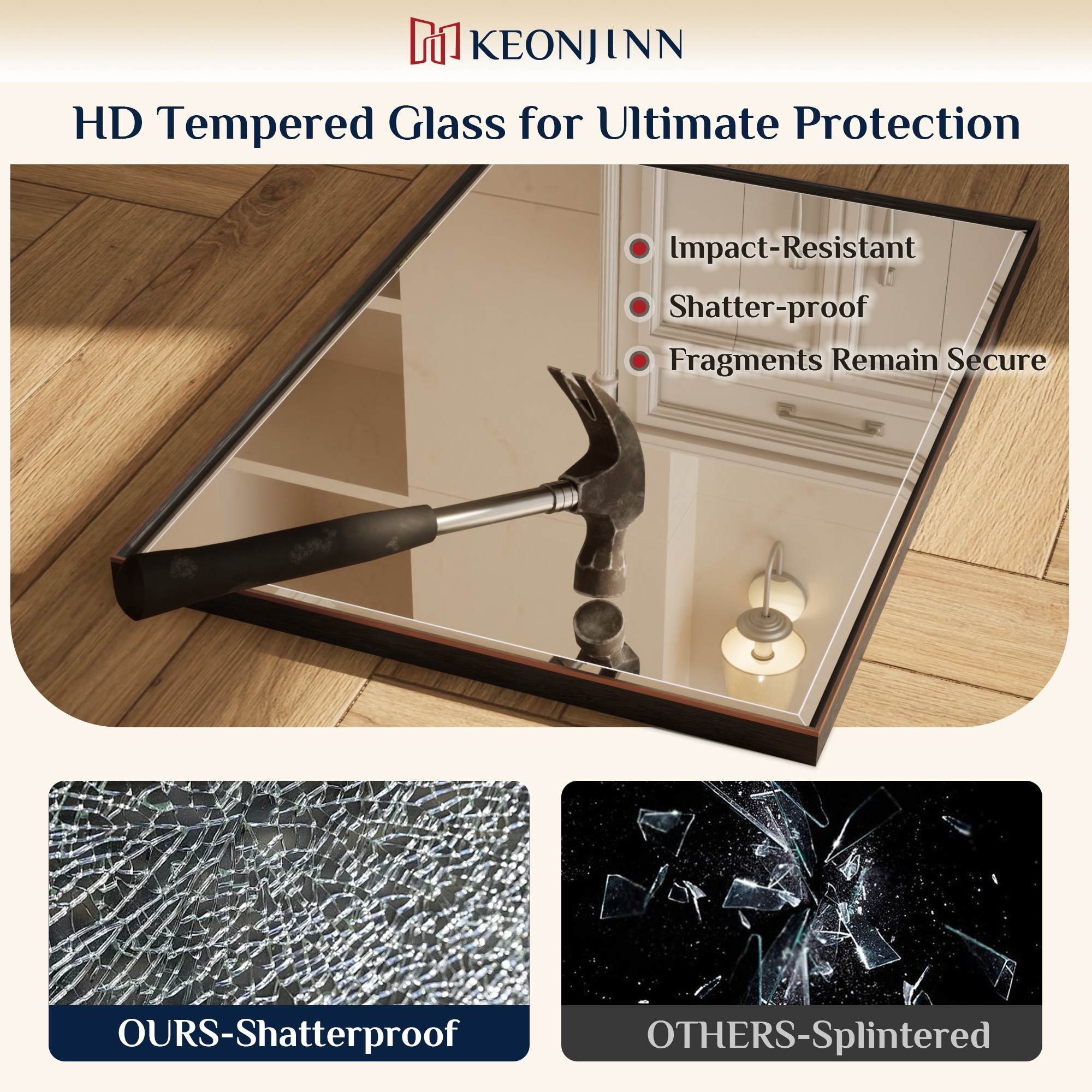 Keonjinn LW-JSK-XB-10175-OB Decor-Mirrors - View #4