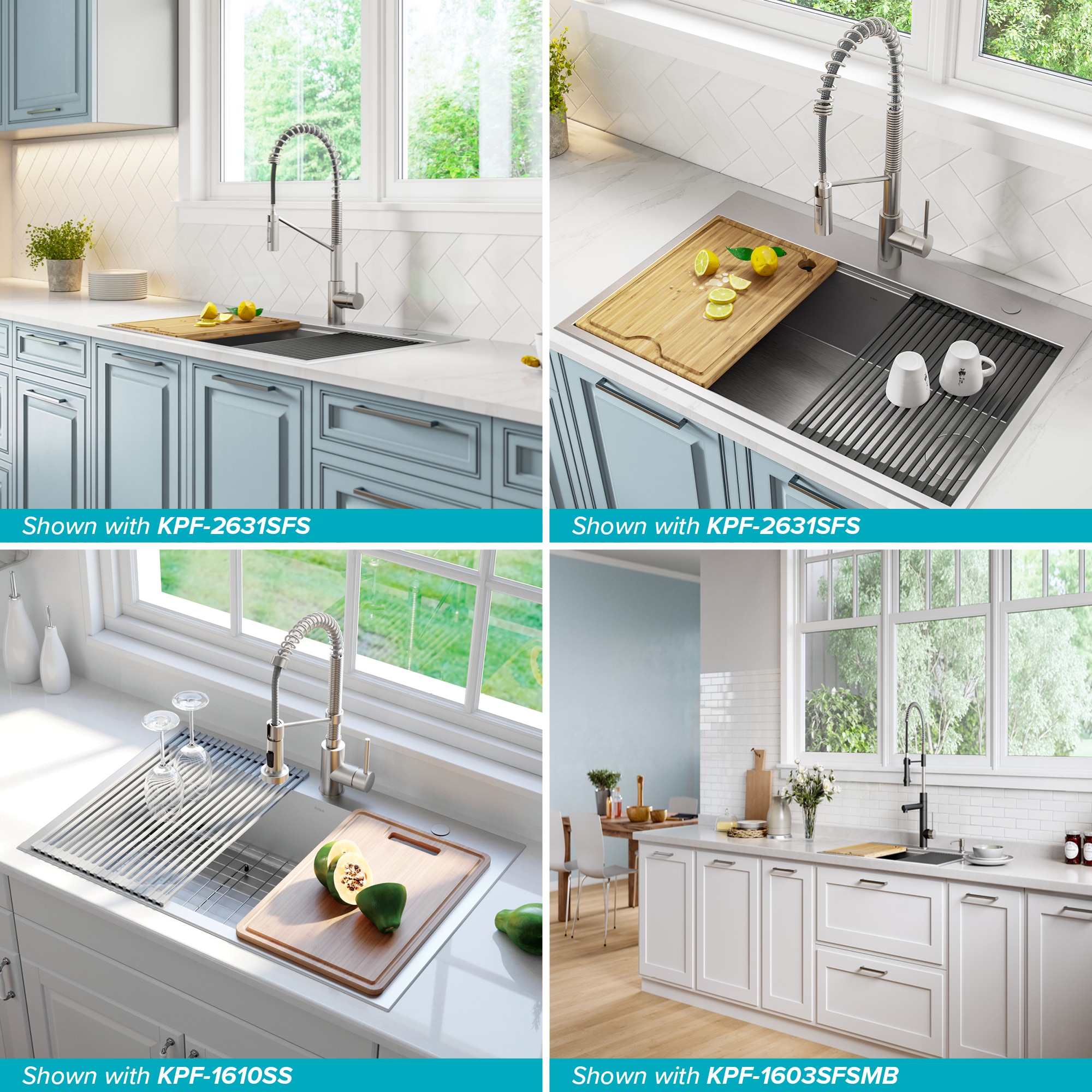 Kraus KWT310-33 Kitchen-Sinks - View #6