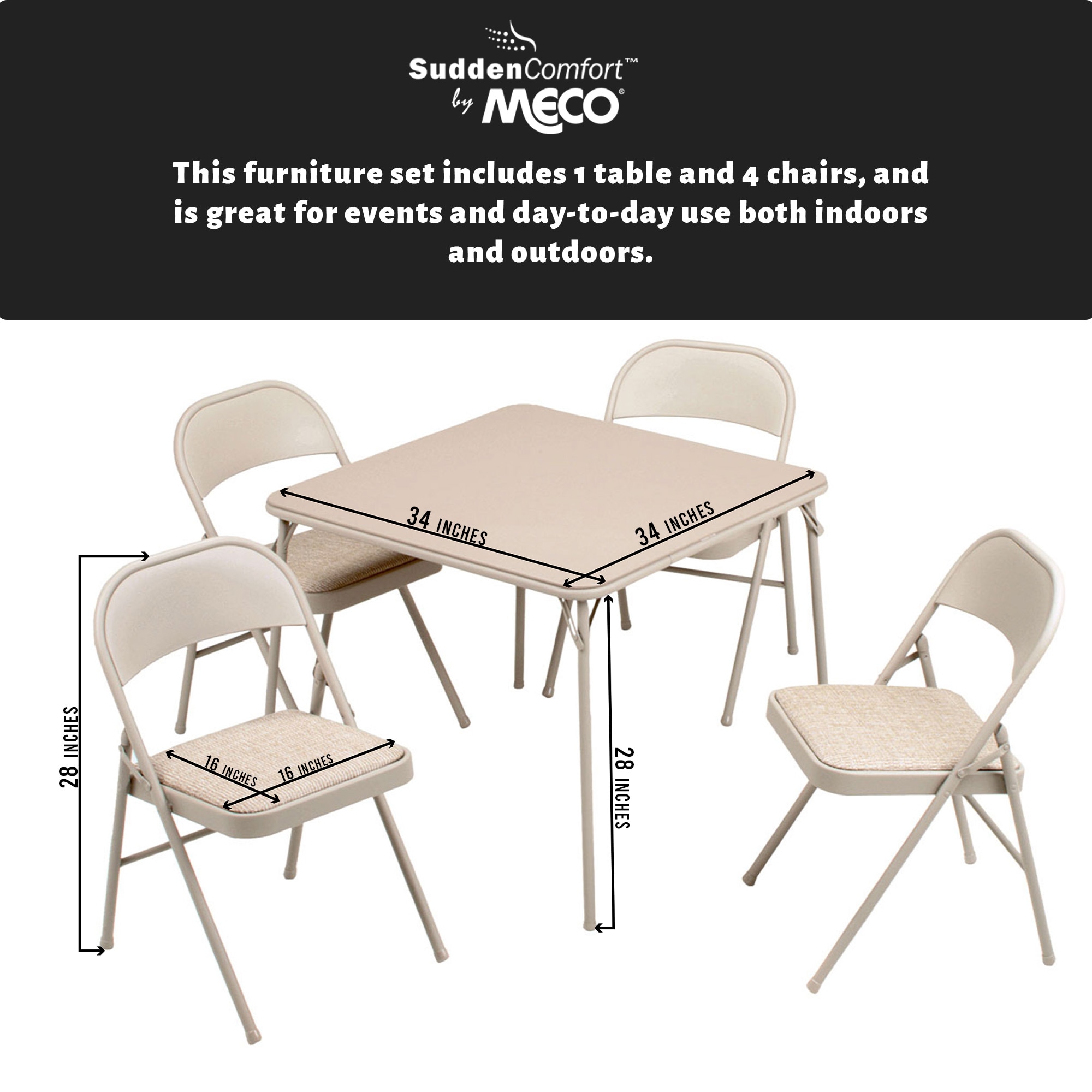 Meco Corporation 188682 Folding-Furniture-Sets - View #2
