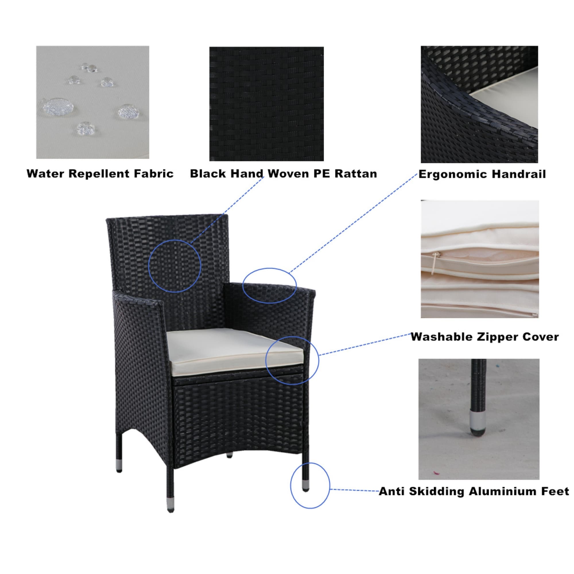 EXTRAUP YHLW329S00039 Patio-Dining-Sets - View #6