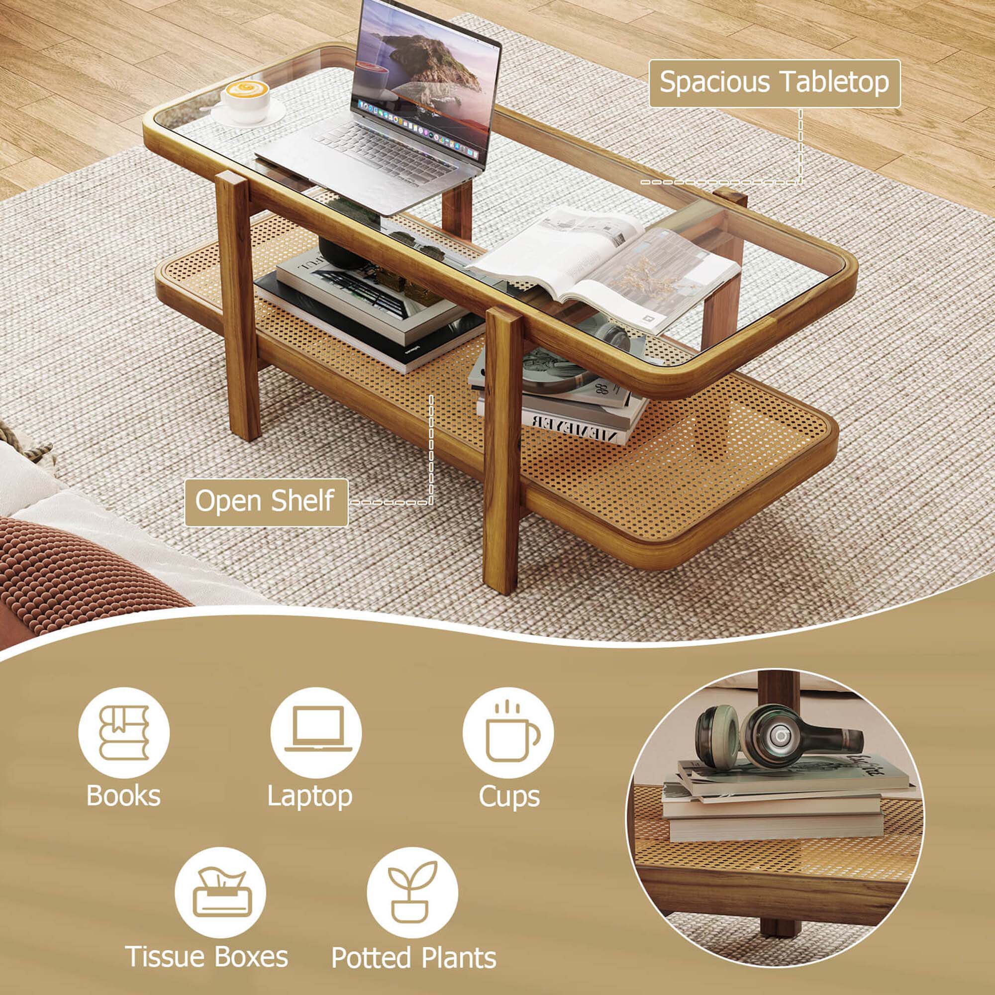 Costway HCST04755 Coffee-Tables - View #5
