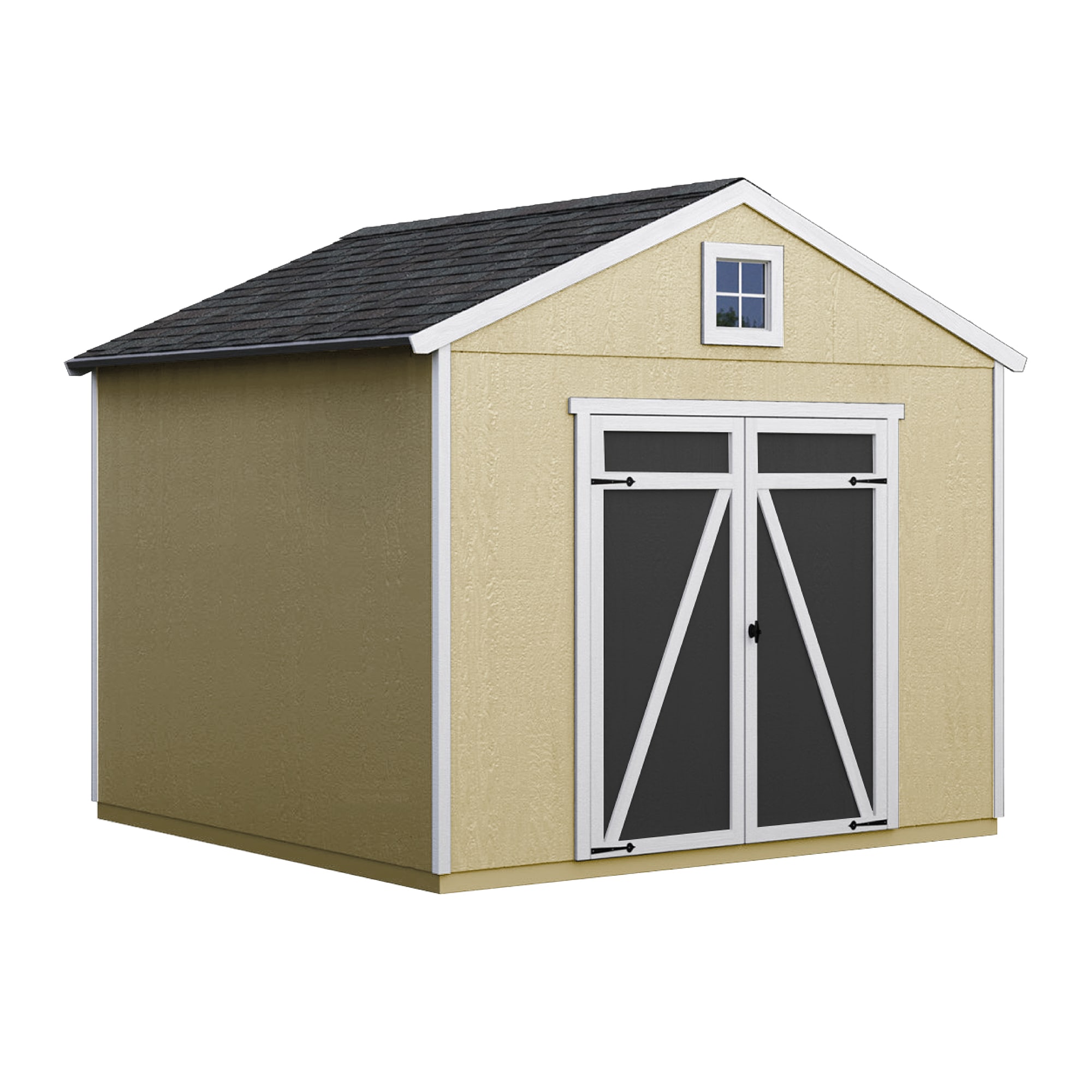 Heartland 183560 Statesman 10-ft x 10-ft Gable Style Wood Outdoor Storage Shed with 1 Windows