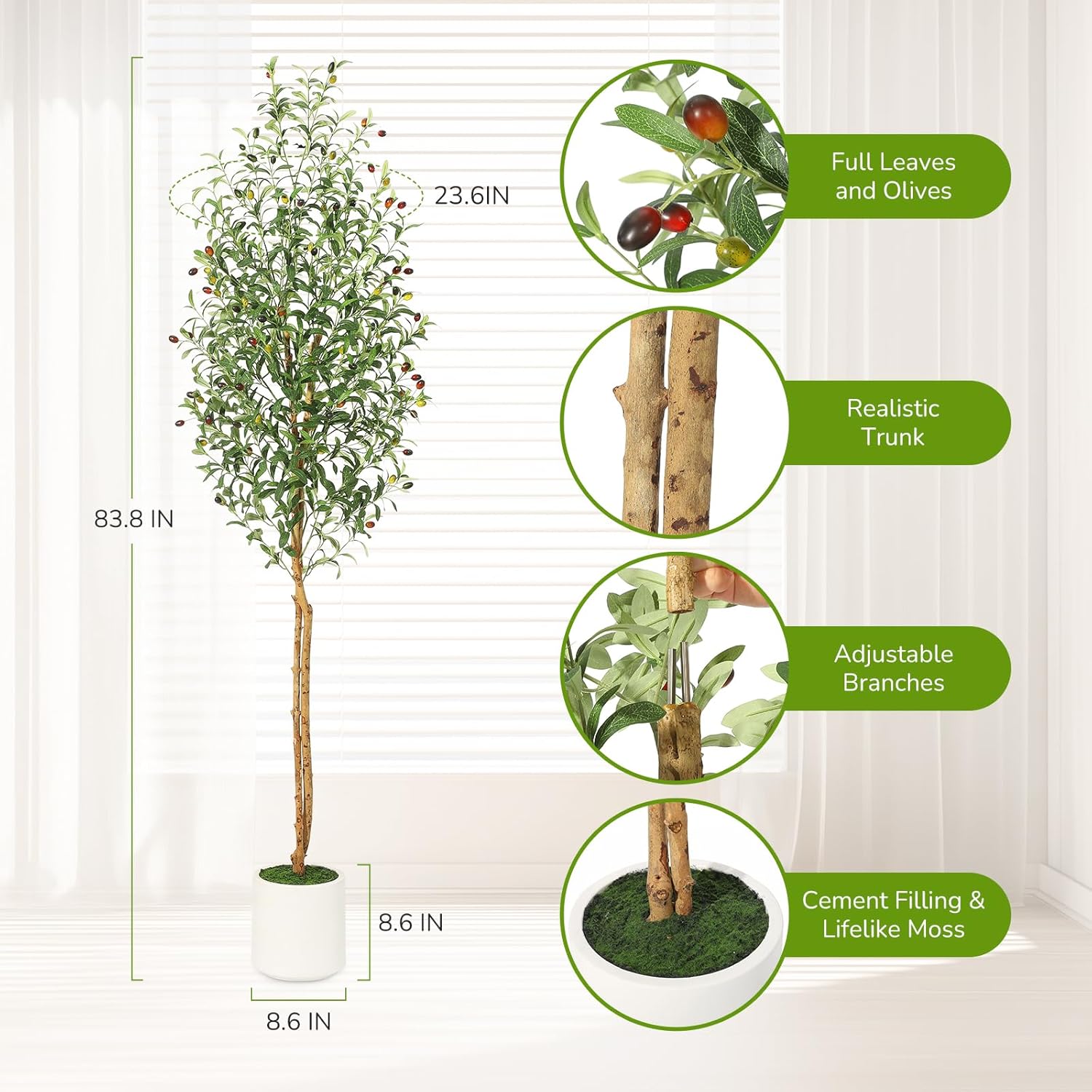 Qeetex DHZ-PHO-34M475EE Artificial-Plants-Trees - View #2