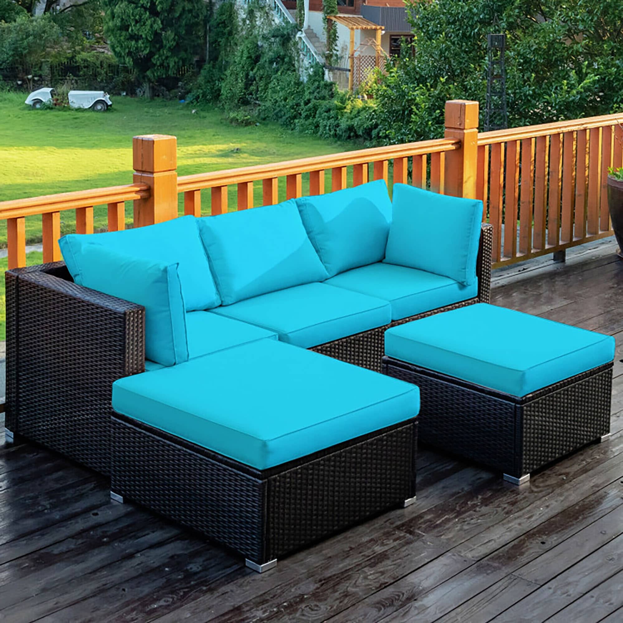 CASAINC CN-WFQ09-BLK-BL Patio-Conversation-Sets - View #7