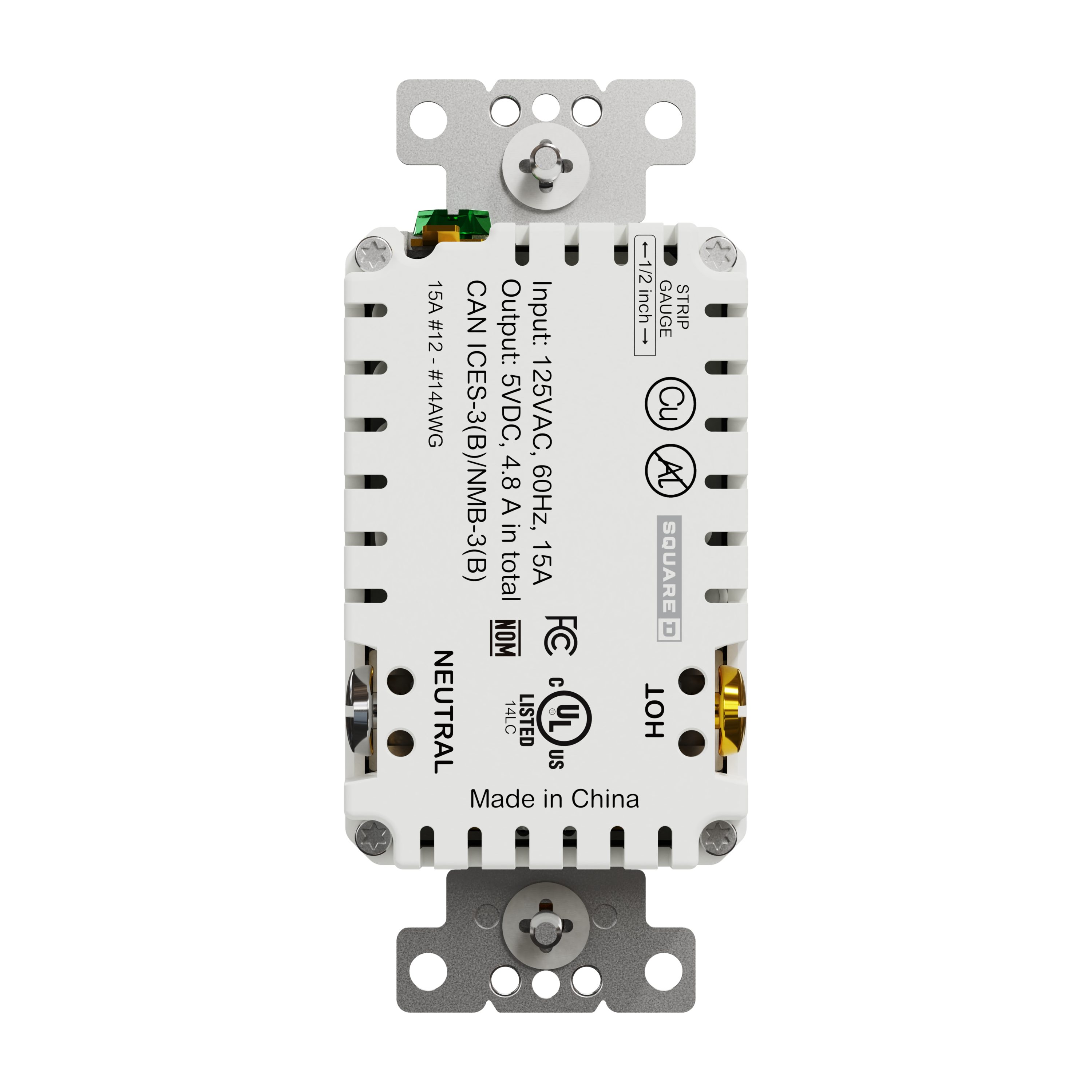 Square D SQR55141GY receptacles - View #2