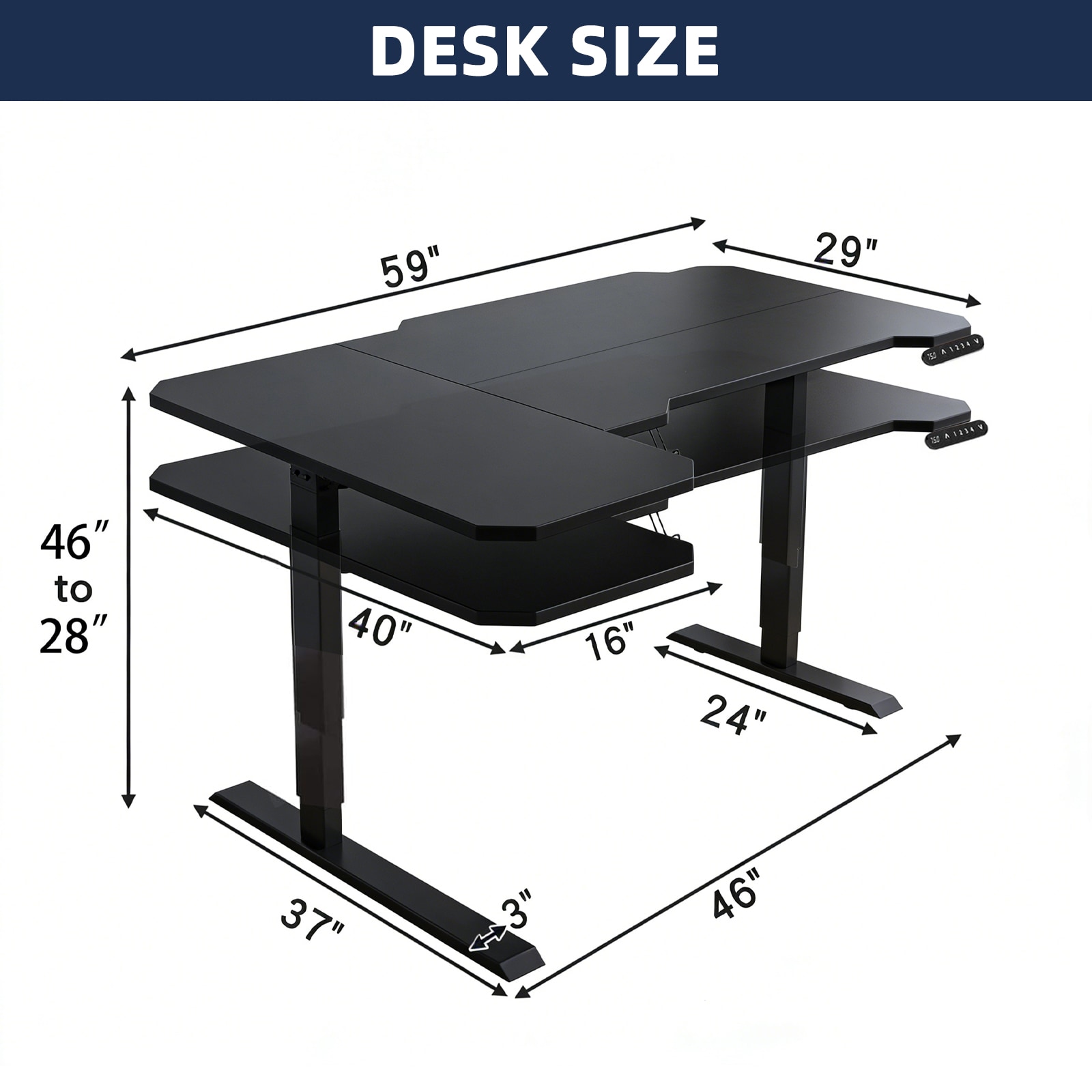 Maocao Hoom JLP143416 desks - View #3