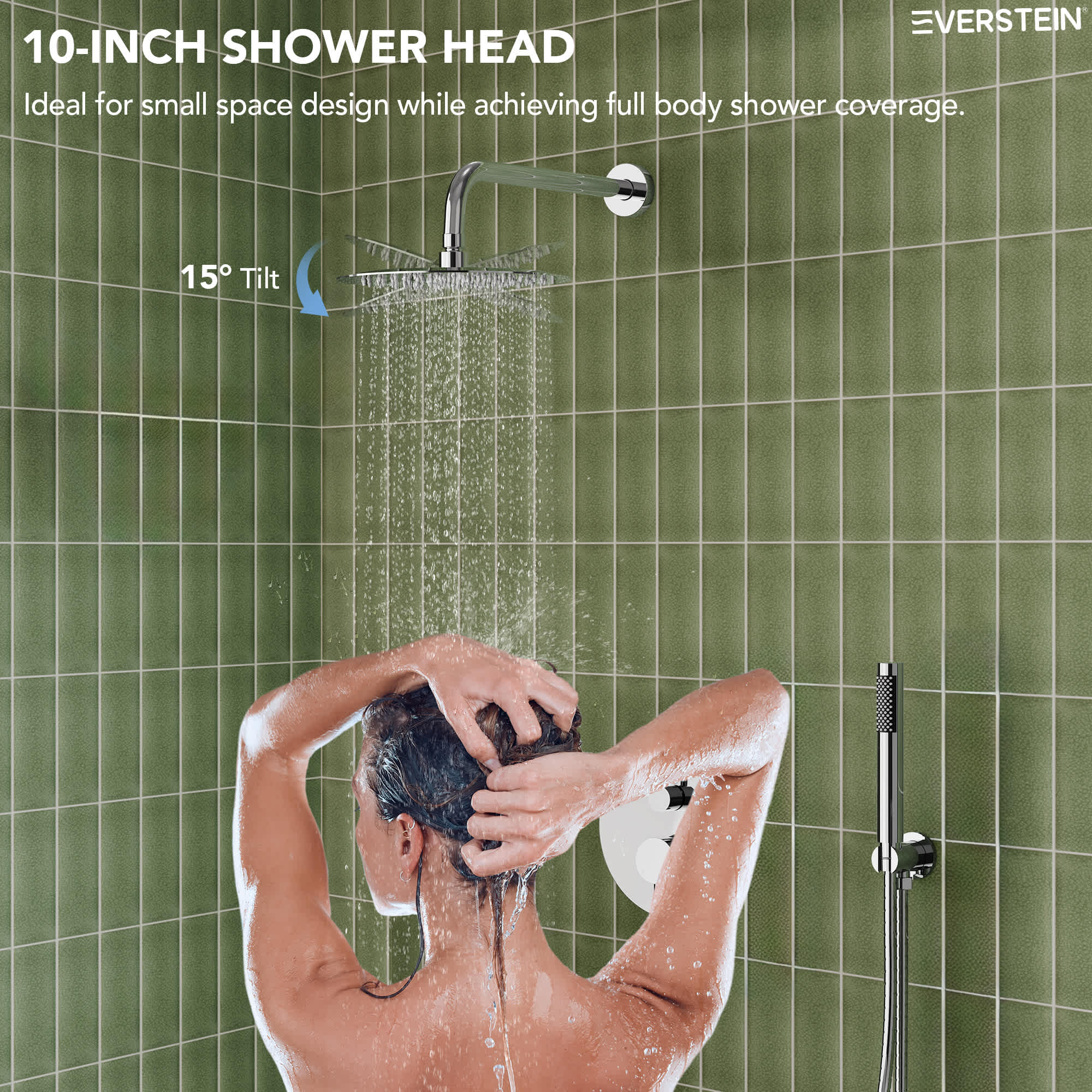 EVERSTEIN M6612CI-10BL Tub-Shower-Faucets - View #6