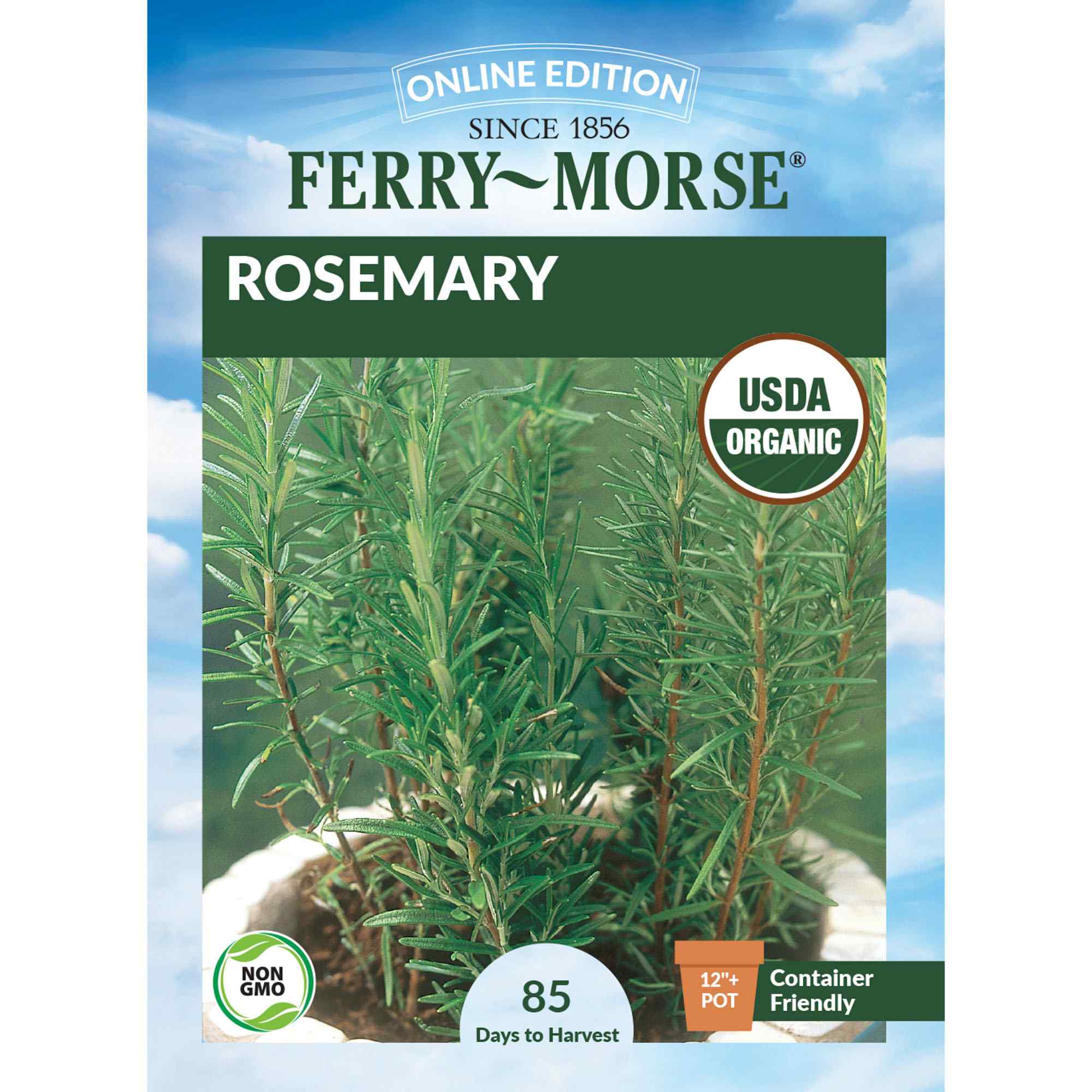 Ferry-Morse LC25.9565 Organic Rosemary Seeds 200 Milligram(s)