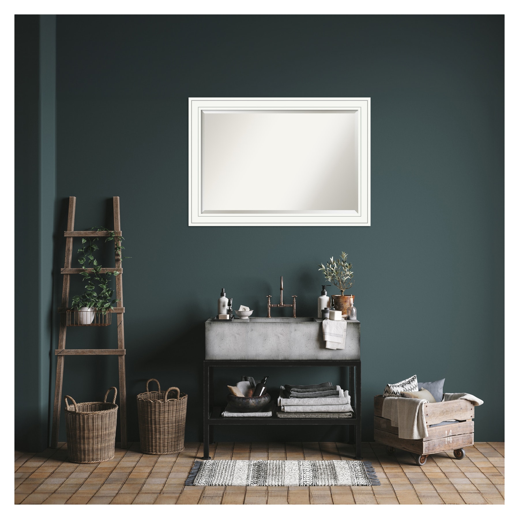 Amanti Art DSW3941602 Framed-Bath-Mirrors - View #6