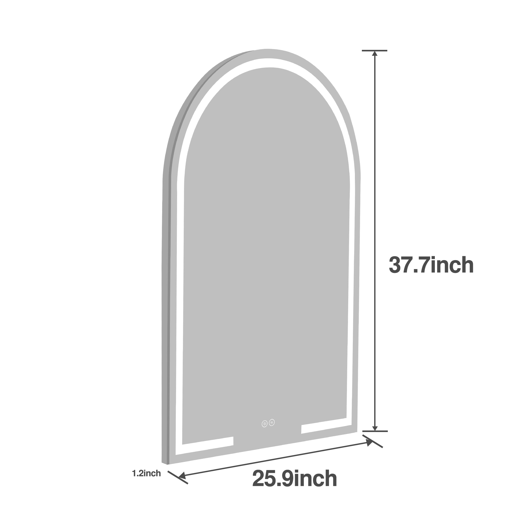 Dovelina LS-24011113 Framed-Bath-Mirrors - View #4