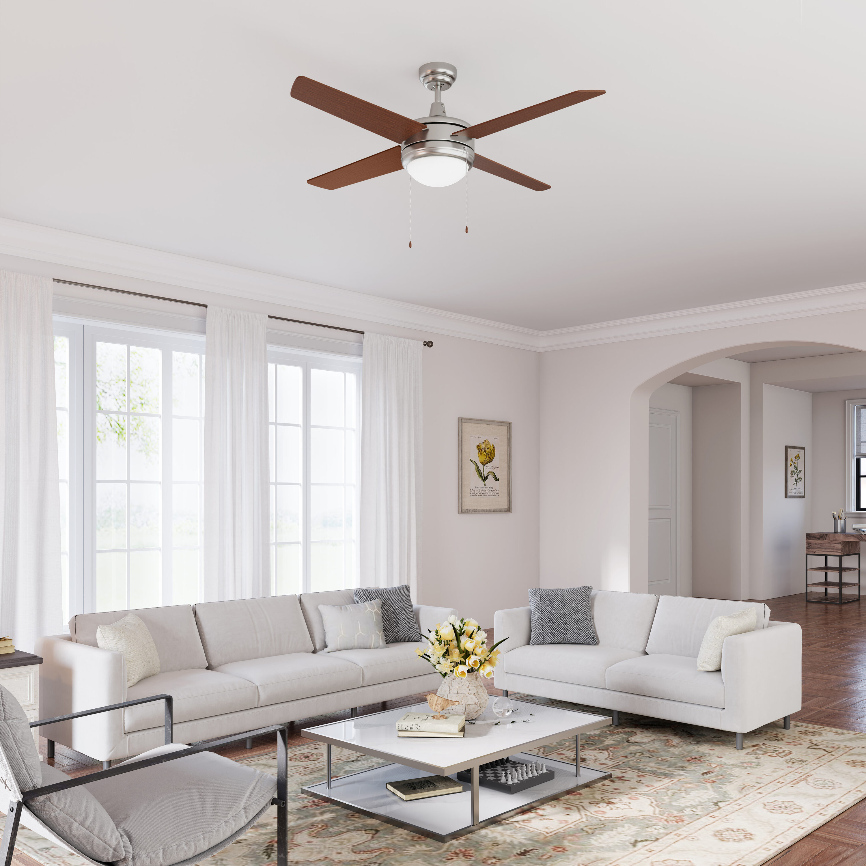 RP Lighting + Fans 1008LED-BK Ceiling-Fans - View #6