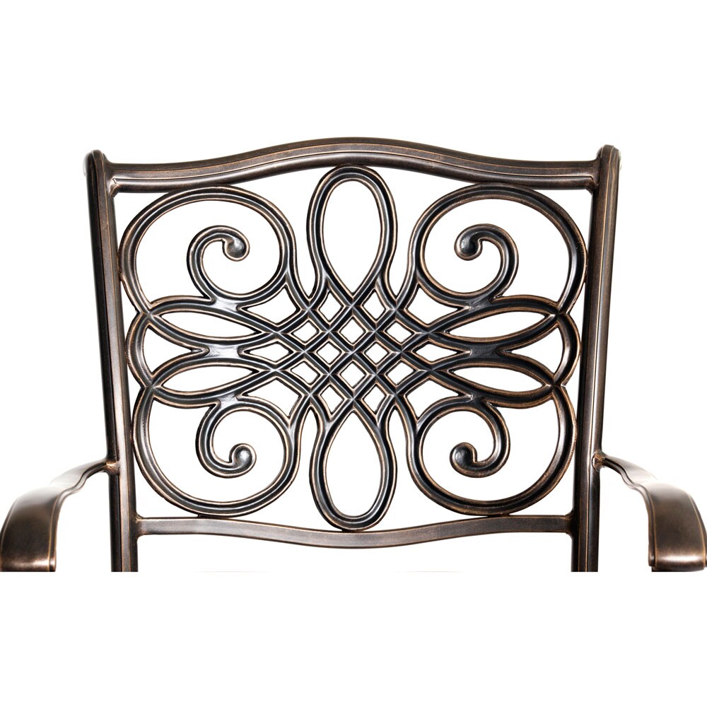 Hanover TRAD7PCFPBR-RED Patio-Dining-Sets - View #8