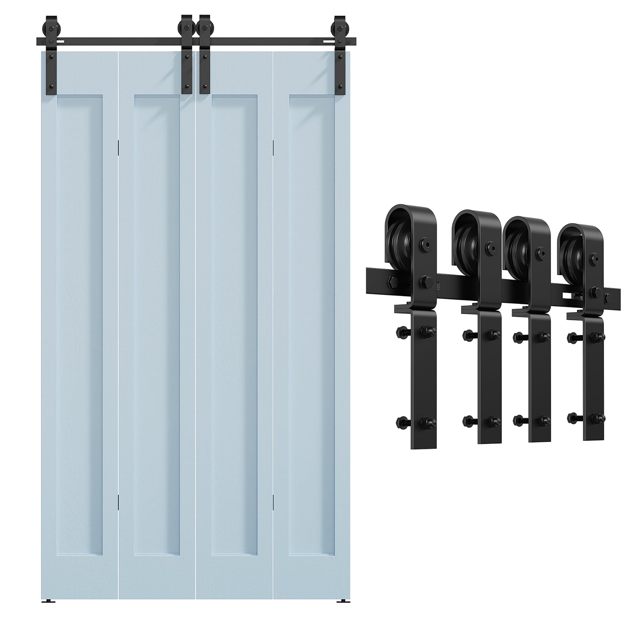 Clihome Soft Close Barn Door Hardware at Lowes.com