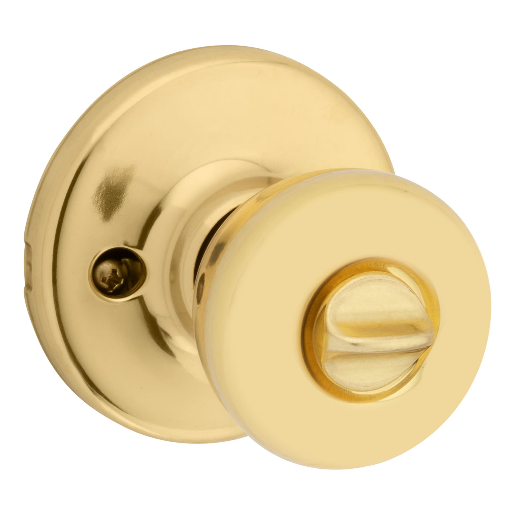 Kwikset Tylo Polished Brass Exterior Keyed Entry Door Knob With Antimicrobial Technology 400t 3 2583