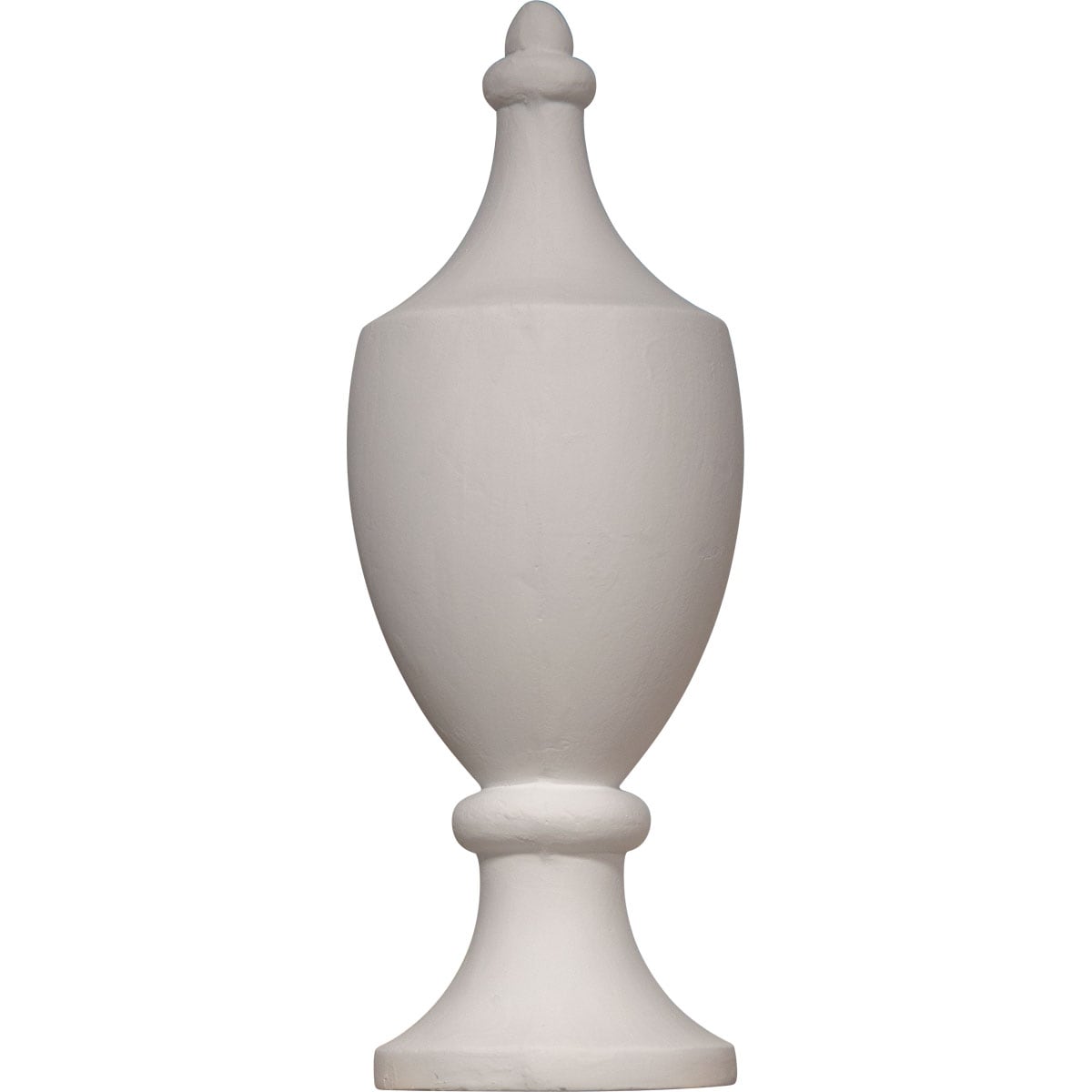 Ekena Millwork FIN04X12UR Full Round Urn 4-Inches x 12-Inches Primed Polyurethane Finial