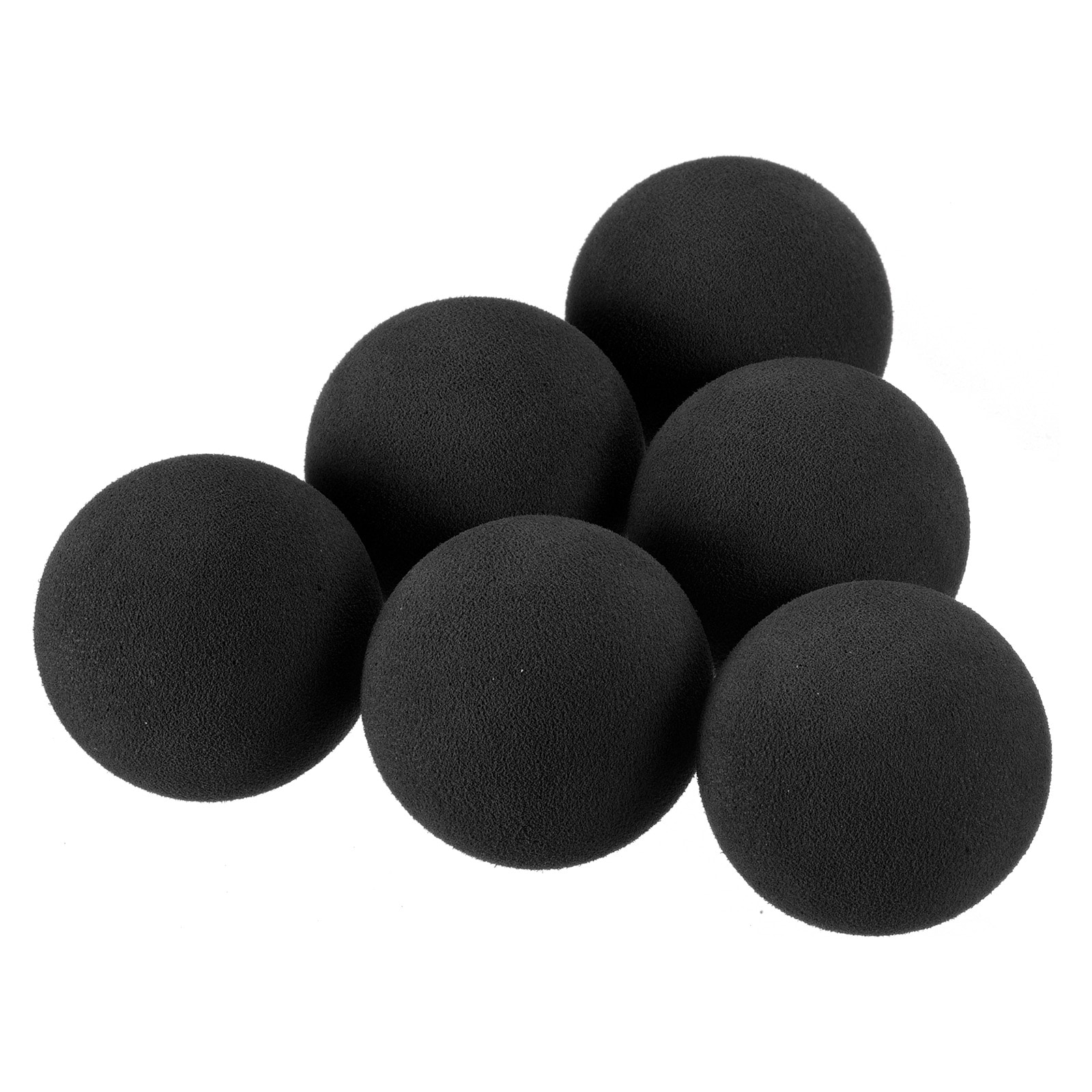PATIKIL Golf Foam Balls 10pcs EVA Sponge 42mm Exercise Flight Swing Practice for Indoor Training Black #S26042101UX2136