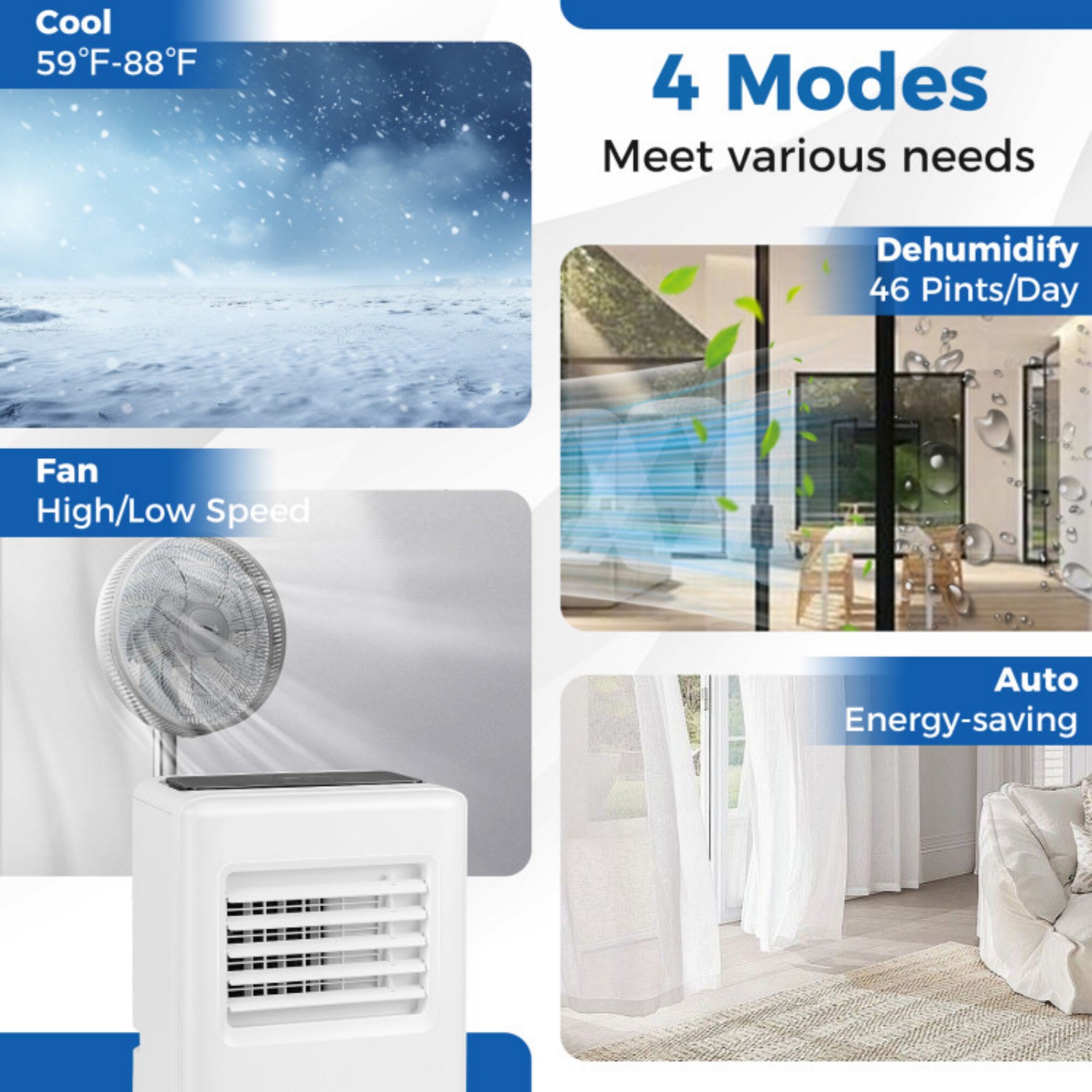 LUCKY ONE LO-FP10577USWH Portable-Air-Conditioners - View #14