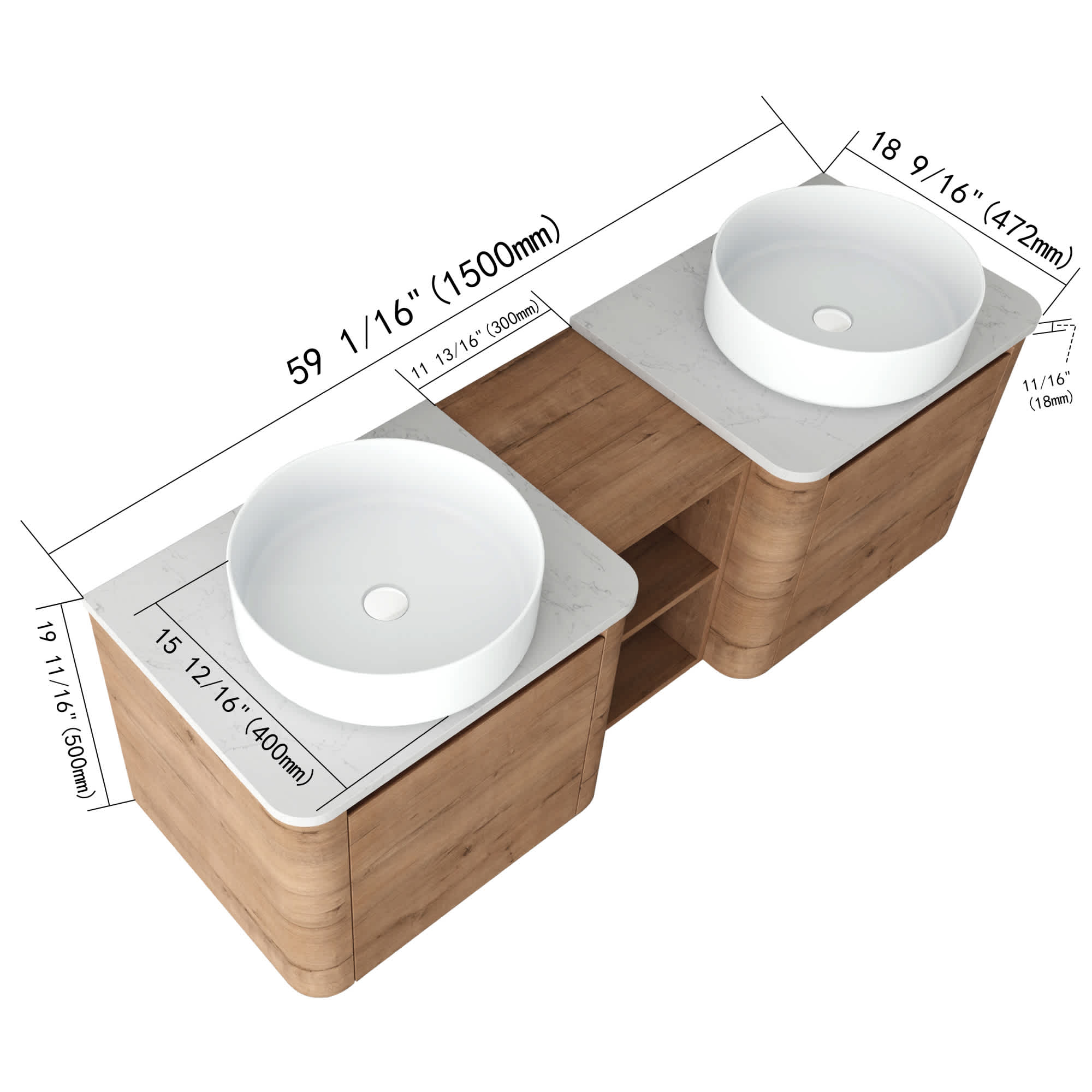 Roomfitters RF-W999S00410 Bath-Vanity-Combo - View #3