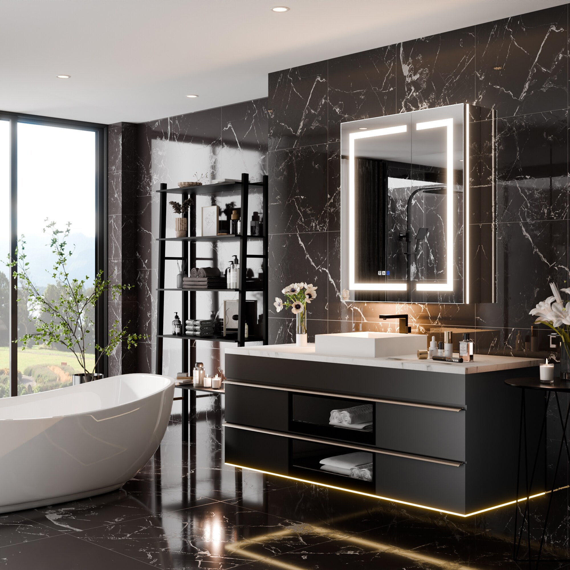 Forclover J11M-3036 Bathroom-Medicine-Cabinets - View #9