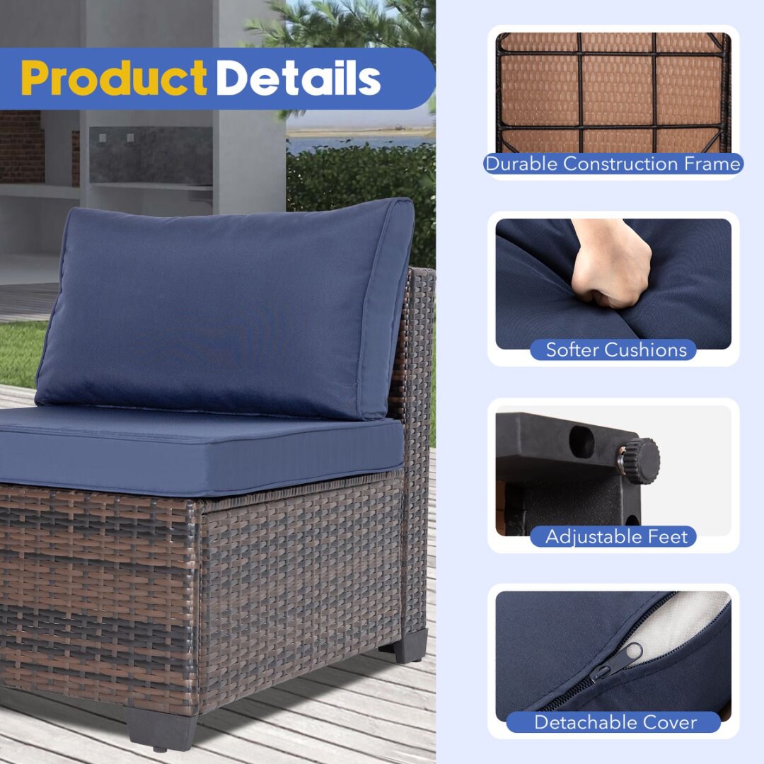 EarlGrove DJ-247002BRBL Patio-Conversation-Sets - View #5