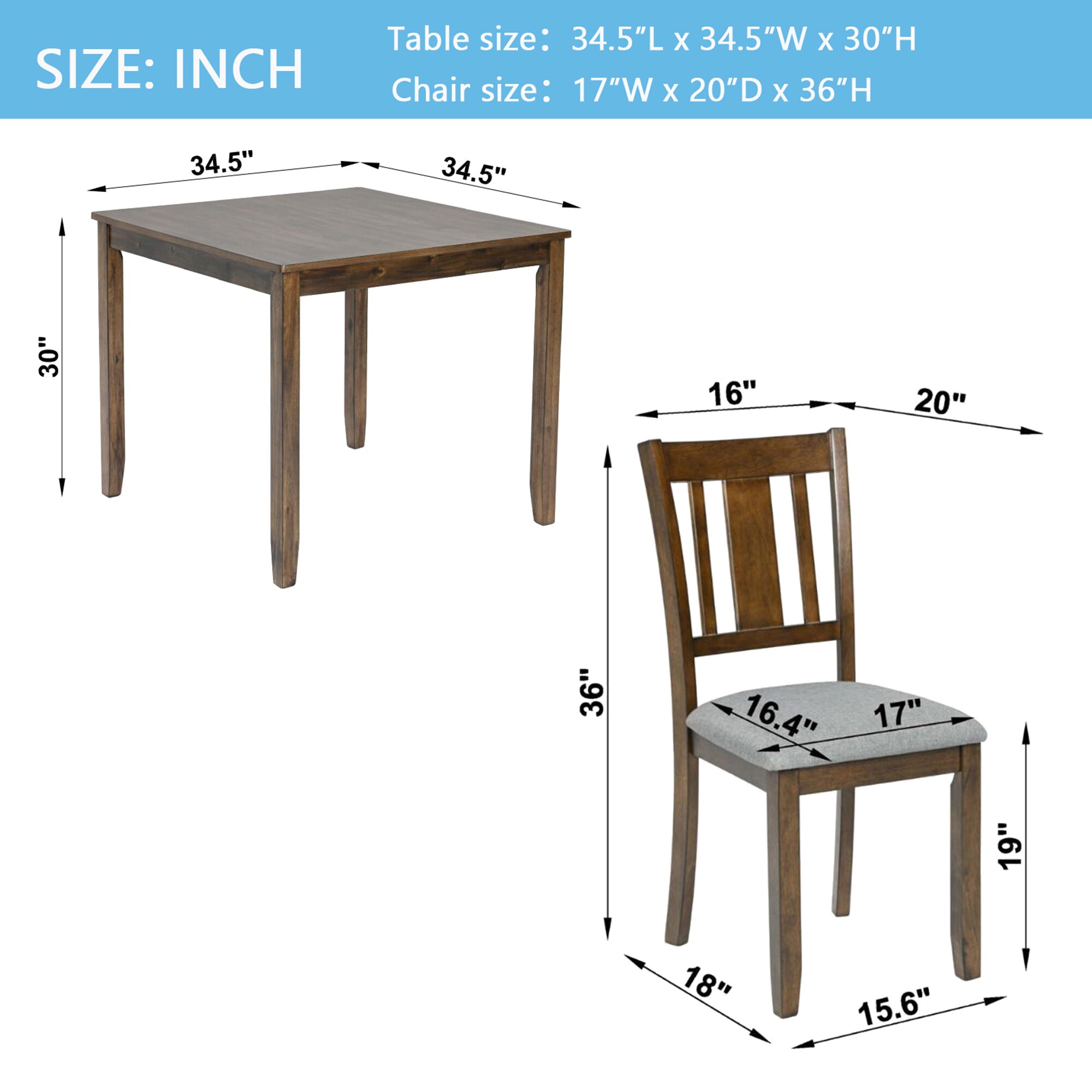 SINOFURN SYA290014BL Dining-Sets - View #5