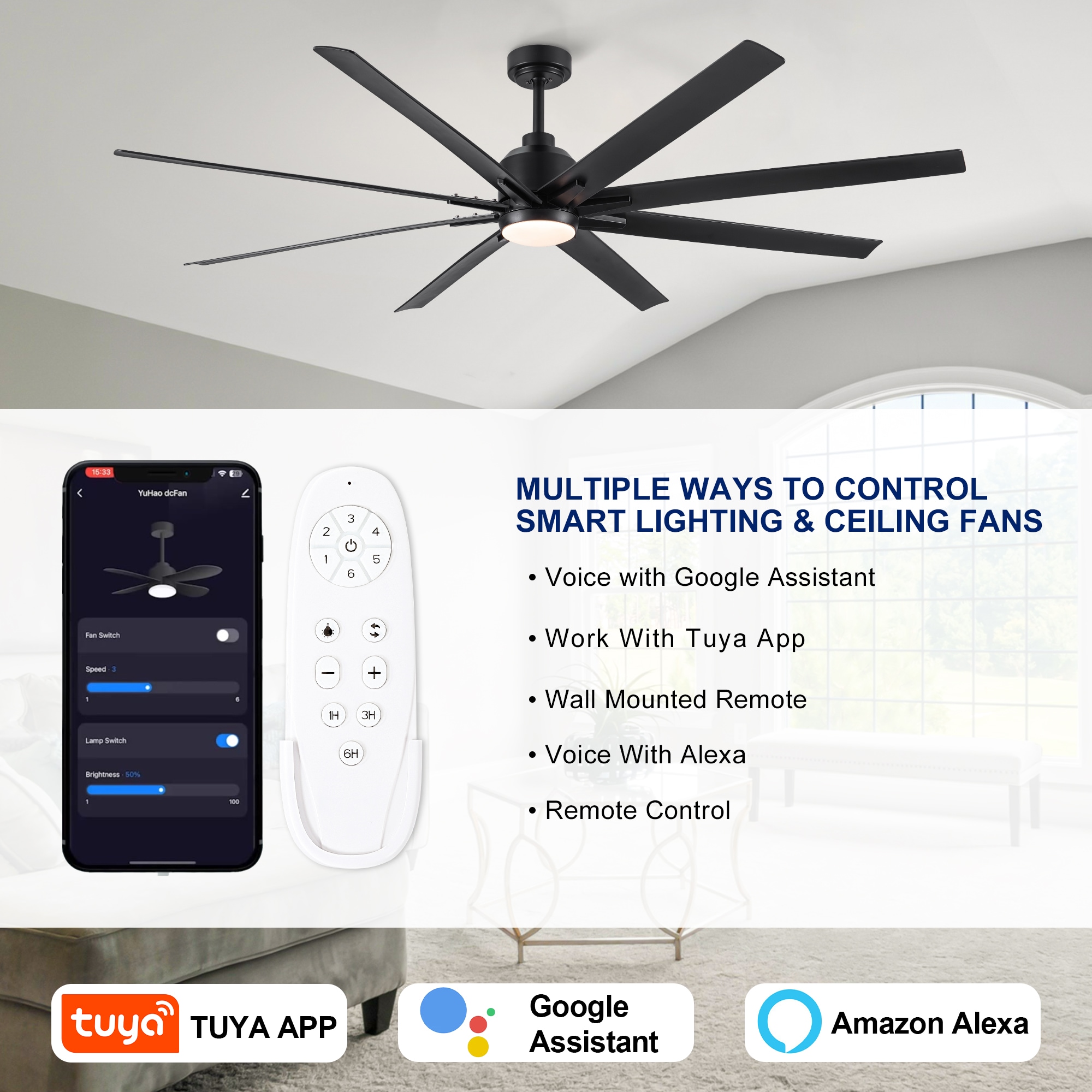 YUHAO LSDC1109BKA722 Ceiling-Fans - View #6