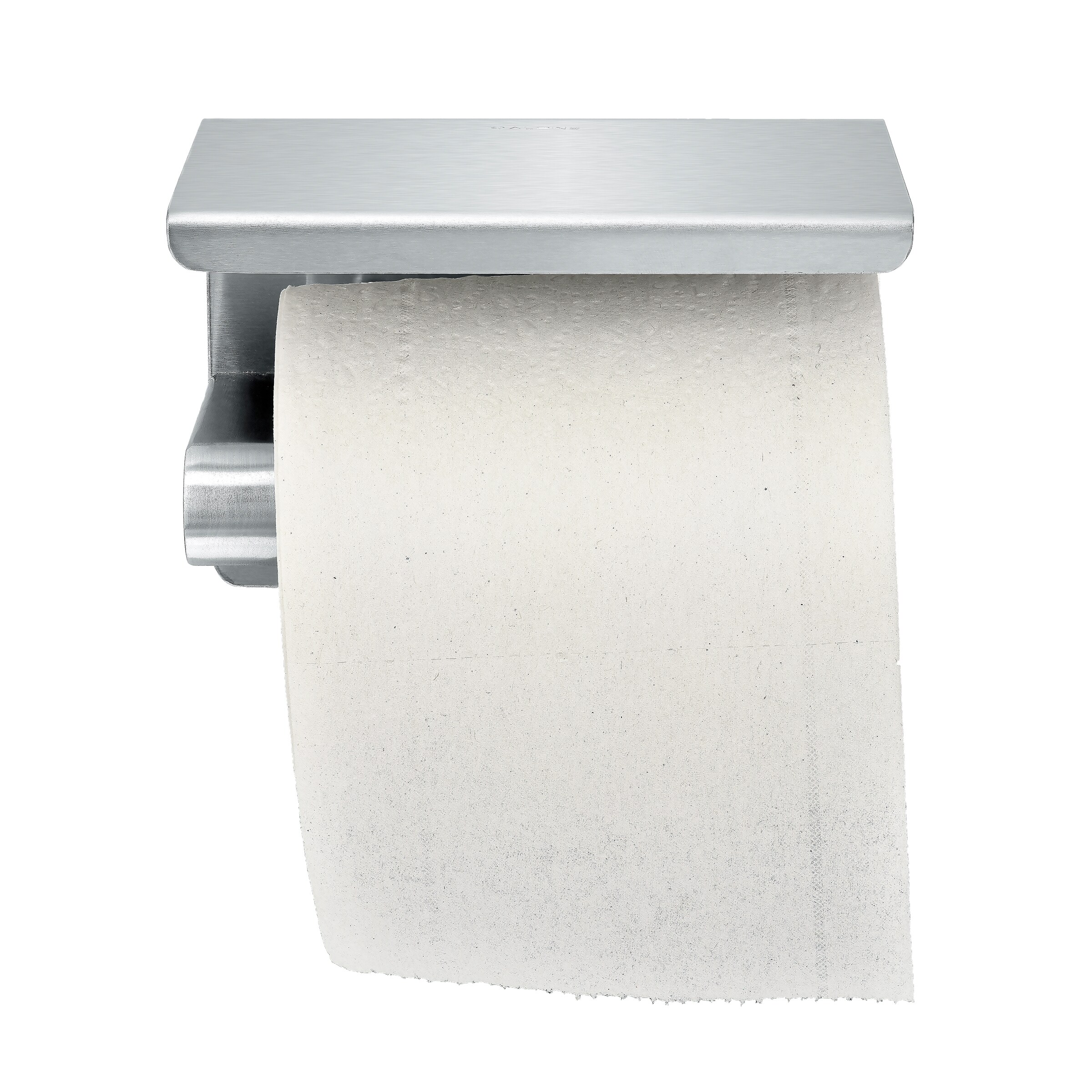 ALPINE INDUSTRIES DOUBLE TOILET PAPER HOLDER WITH SHELF STORAGE