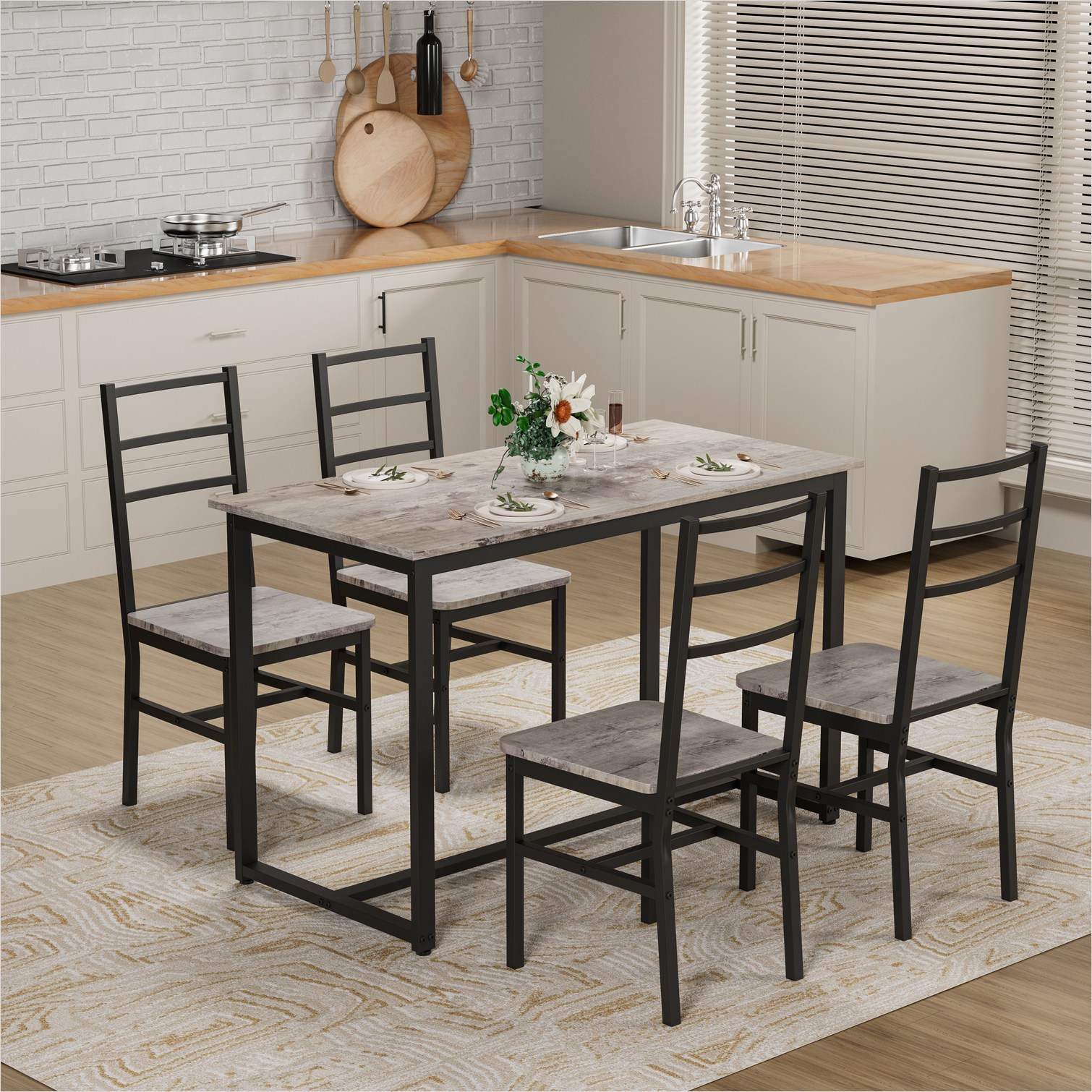 FlowLuxe 6U4GBJ3G5BK7 Dining-Sets - View #2