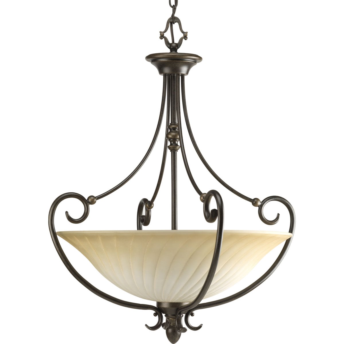 Progress Lighting P3532-77 Kensington Forged Bronze Transitional Chandelier
