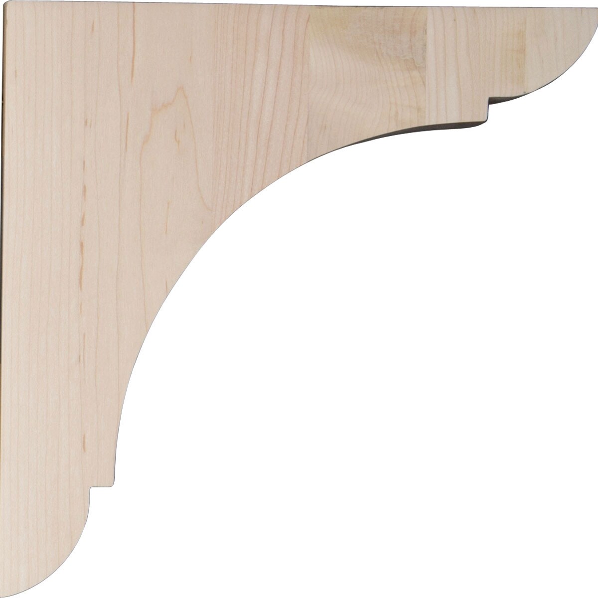 Large Alder Wood Olympic Bracket 1 3/4"W x 10"D x 10"H