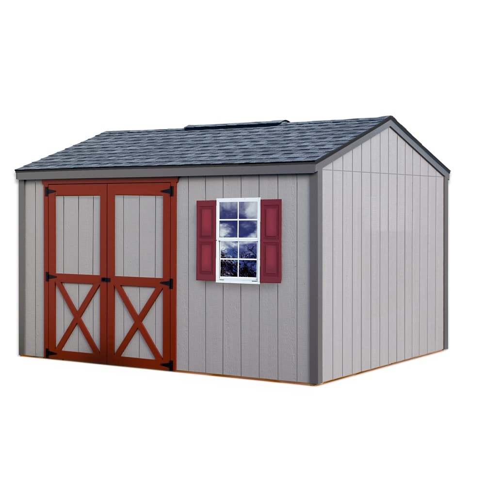 Best Barns CYPRESS1210 Cypress 10-ft x 12-ft Gable Style Wood Outdoor Storage Shed