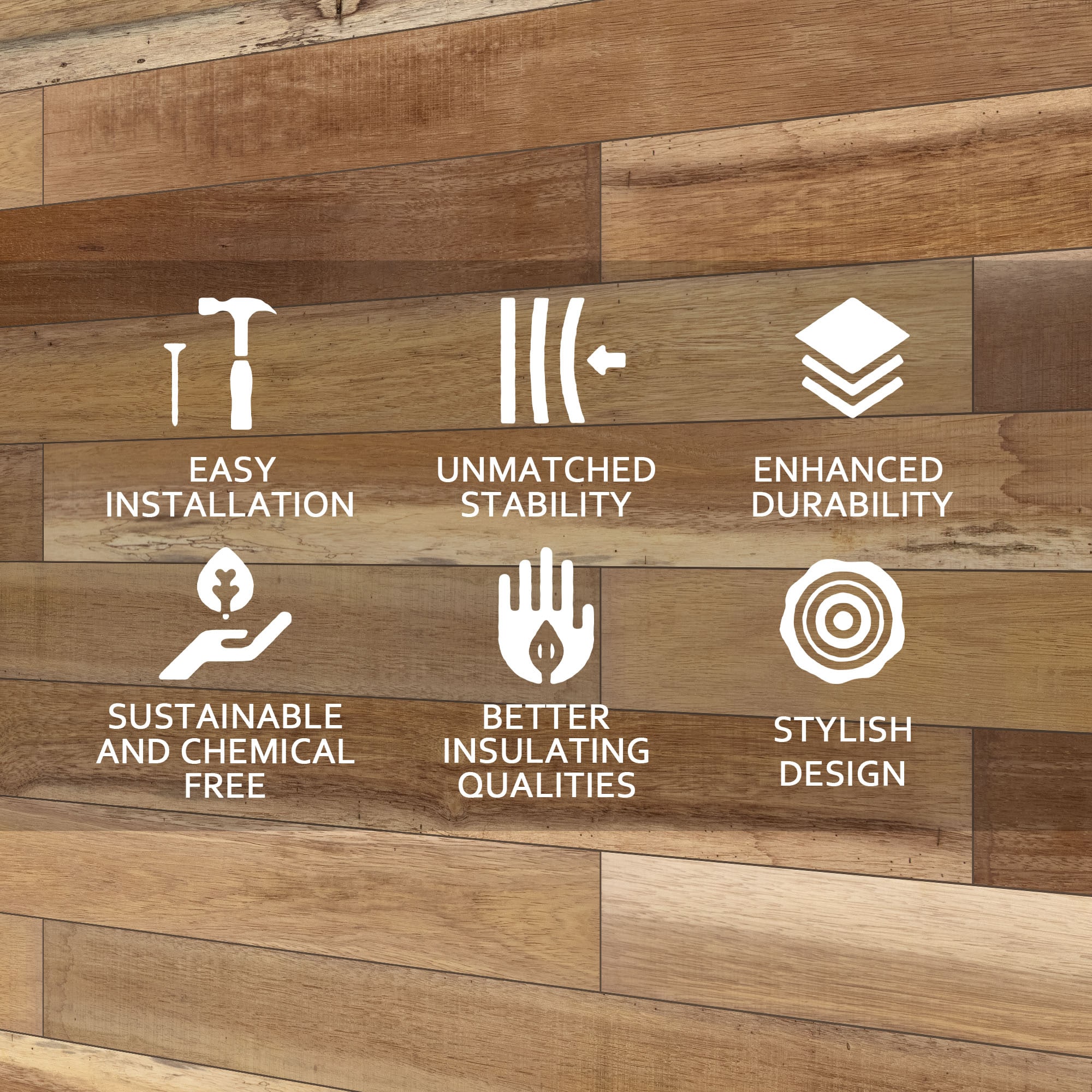 SUNWINGS WPP-WHI-10 Wall-Planks - View #2