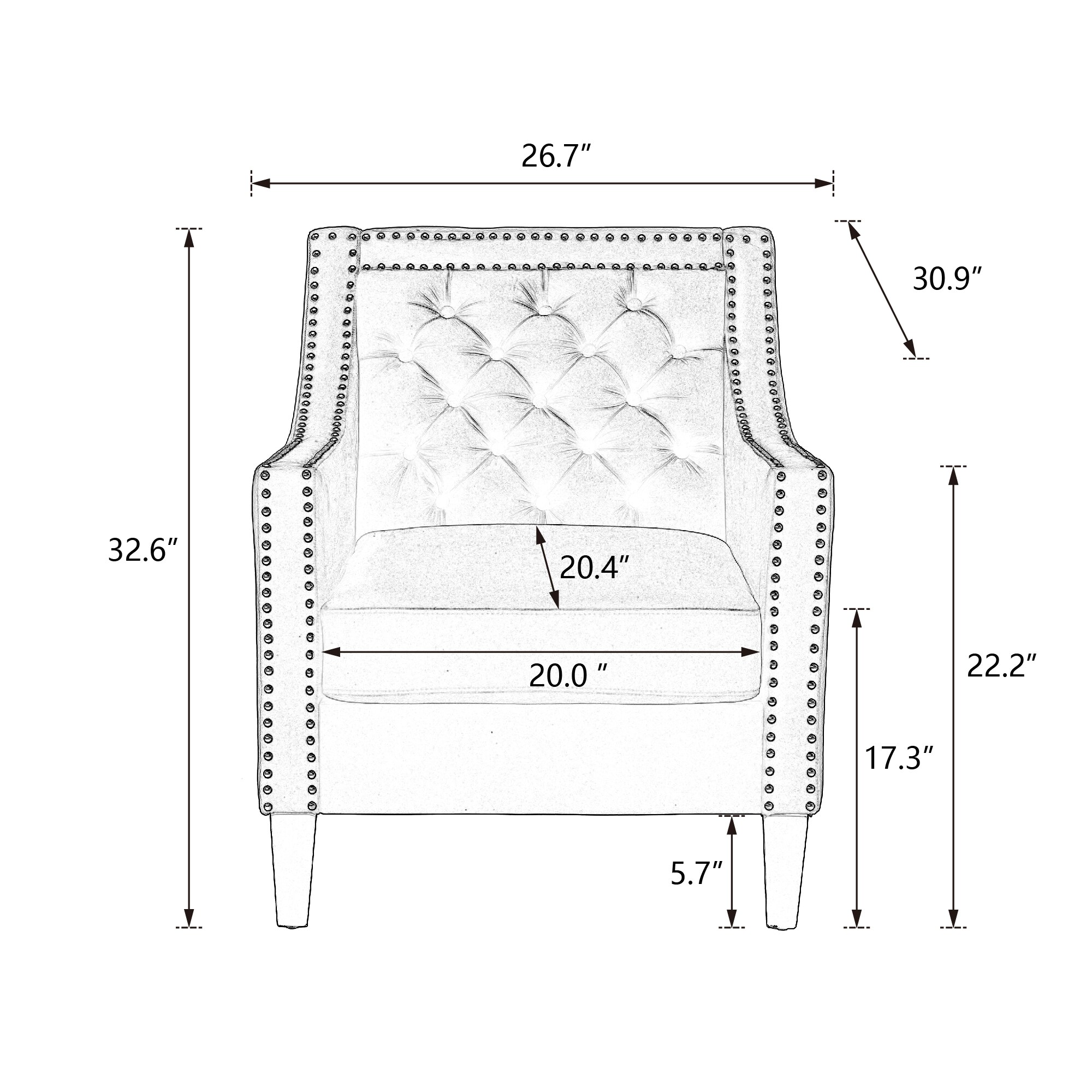 Clihome CMCH-736TE chairs - View #4