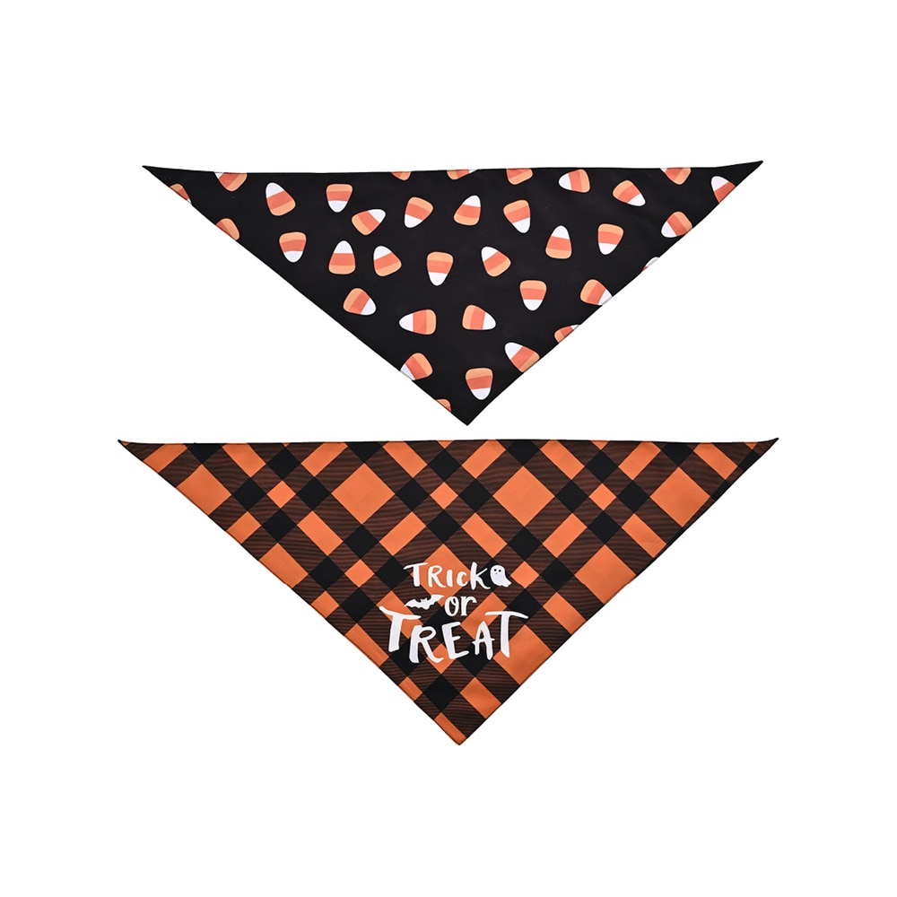 Haunted Living YL1223 Candy Corn Dog Bandana
